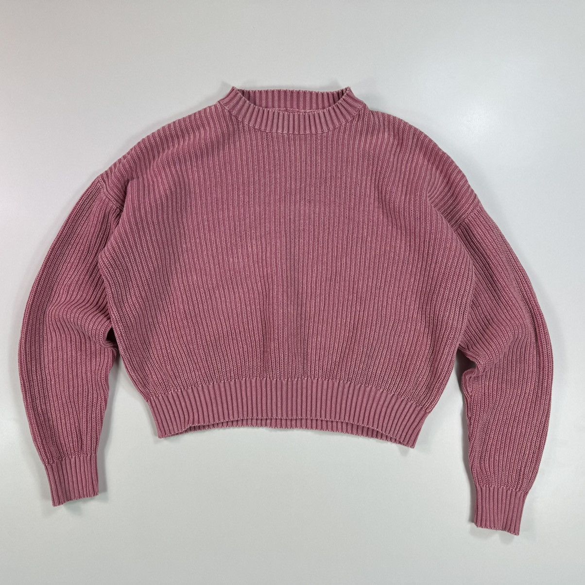 Acne Studios × Japanese Brand Cropped Washed Ribbed Knit Acne Studios Style ALD Japanese Size US S / EU 44-46 / 1 - 9 Thumbnail