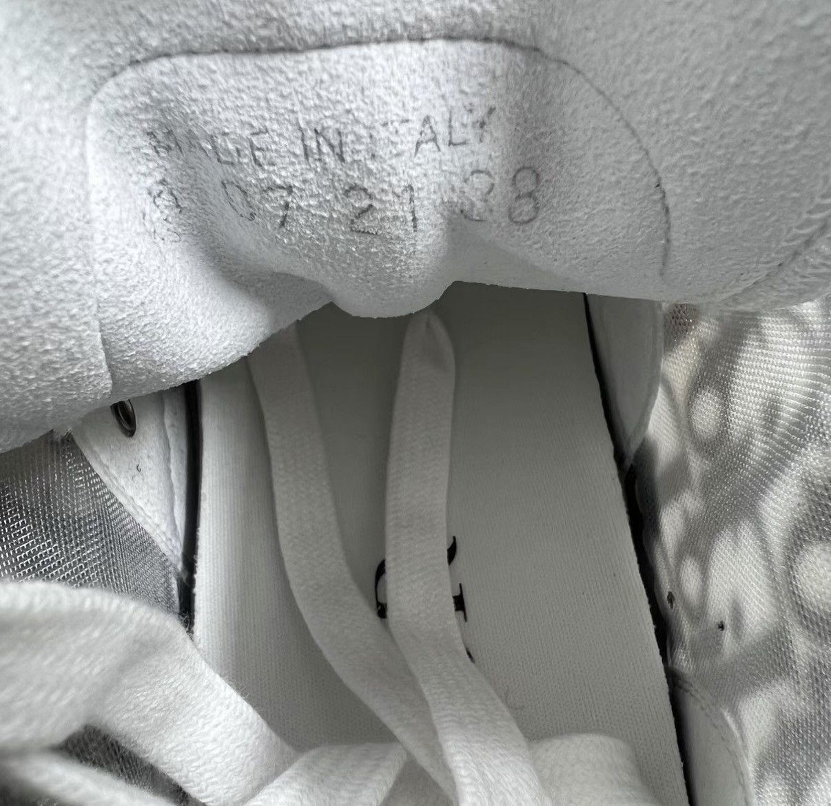 Dior Dior B23 White and Black Mesh Monogram High-Top Sneakers J41 Size US 6.5 / EU 39-40 - 6 Thumbnail