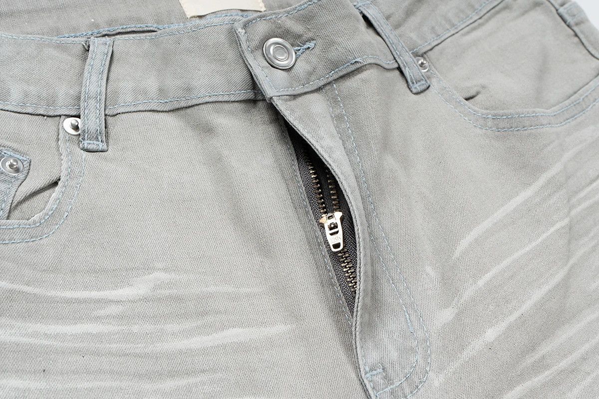 Jean × Vintage High Street Washed Waxed Baggy Bootcut Flare Jeans Size US 33 - 7 Thumbnail