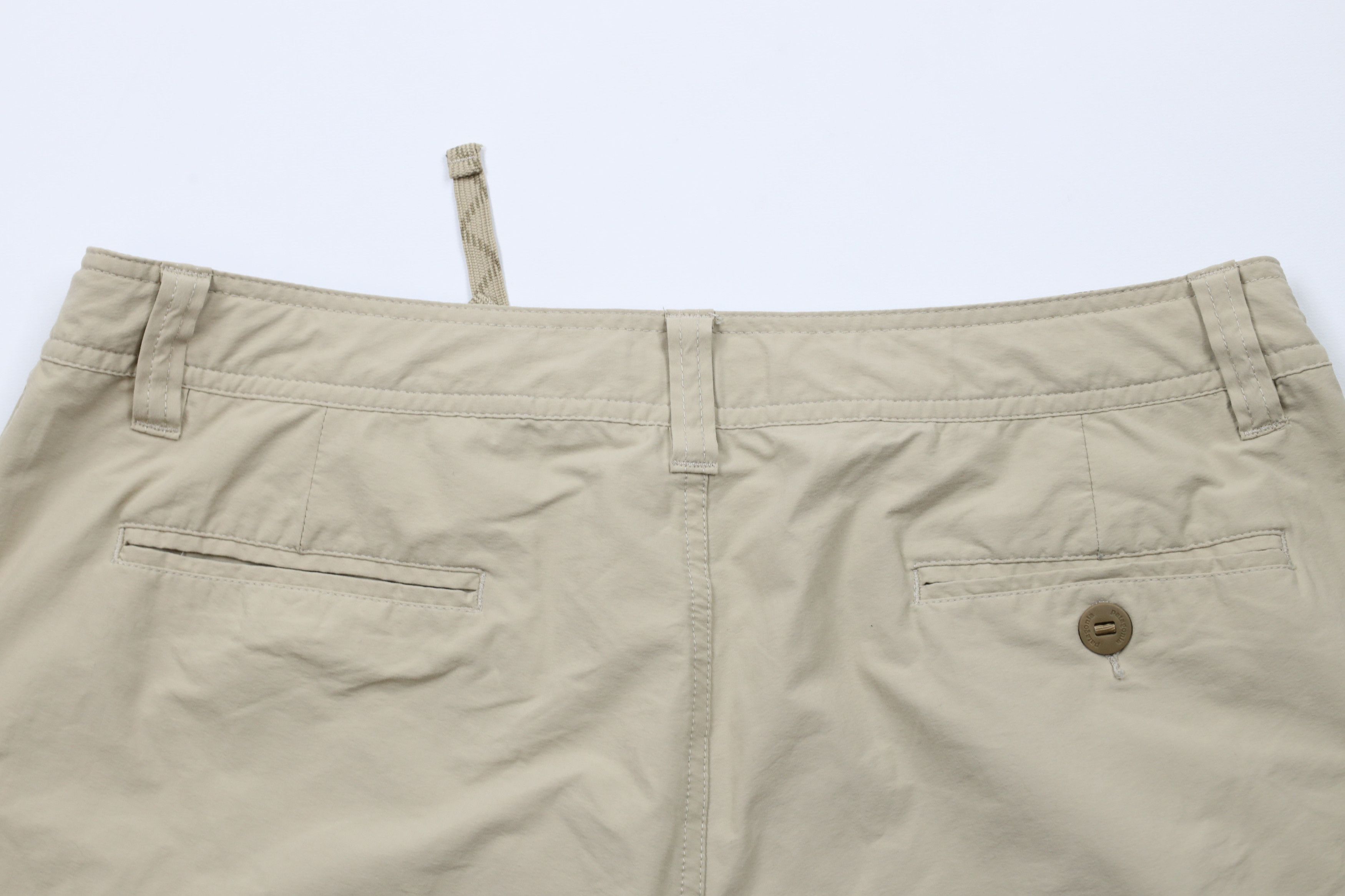 Patagonia × Vintage Patagonia Out Stretch Wavefarer Walk Shorts Beige Tan 20" Size US 36 / EU 52 - 11 Thumbnail