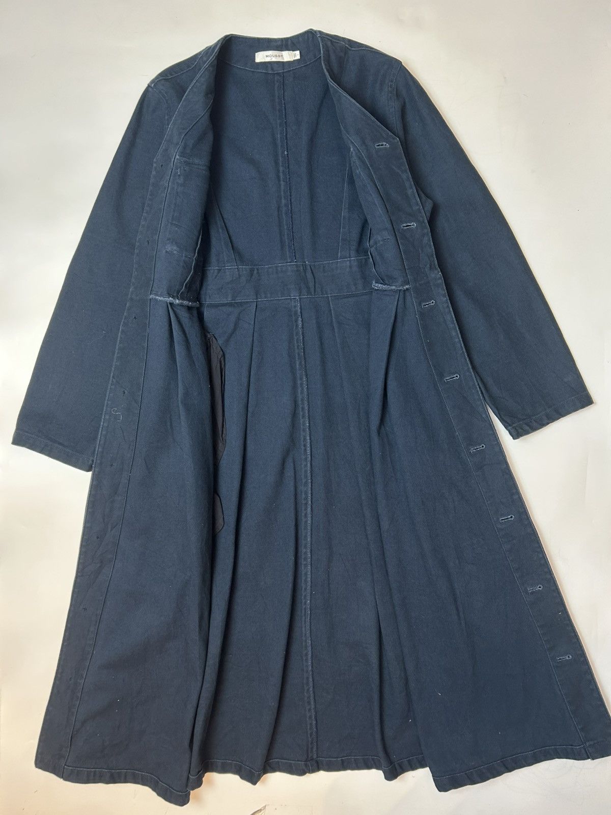 Japanese Brand × MOUSSY MOUSSY MIDI DRESS COAT FOR LADIES Size S / US 4 / IT 40 - 2 Thumbnail