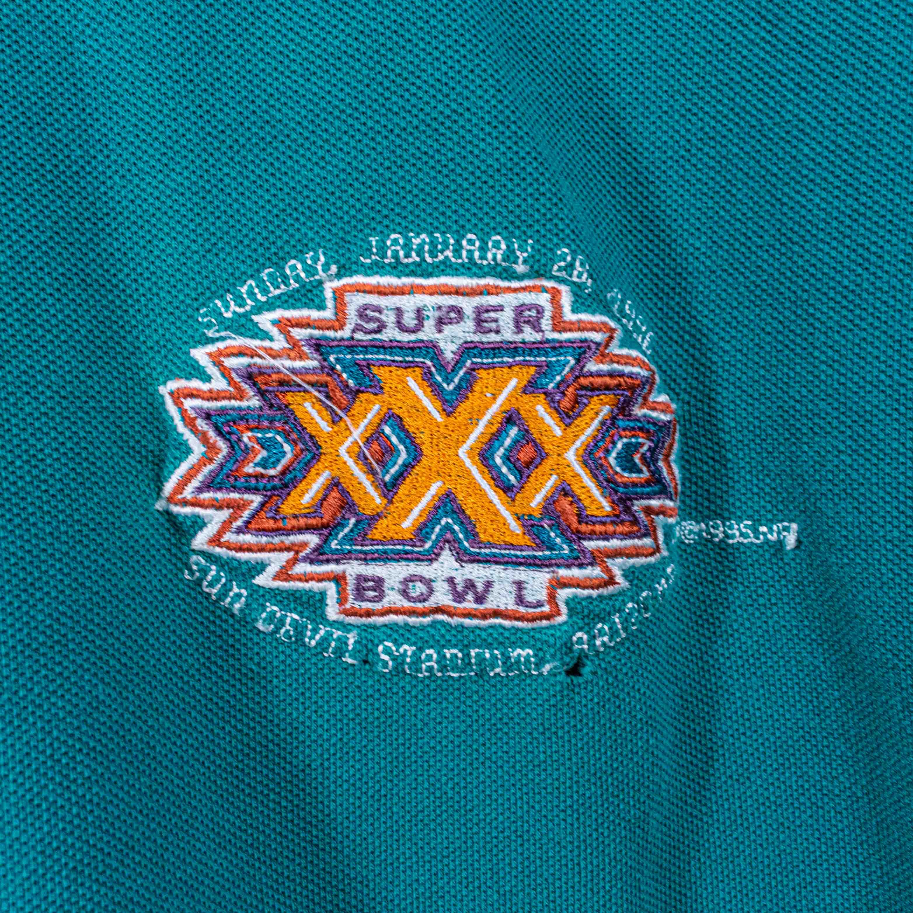 NFL NFL Super Bowl XXX 1996 Starter Polo Shirt VTG 90s Football Size US XL / EU 56 / 4 - 5 Thumbnail