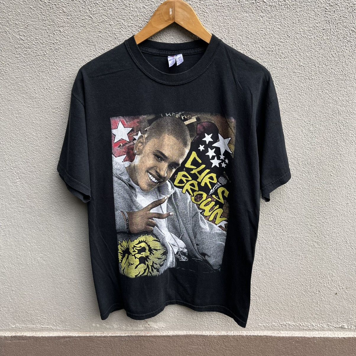 Rap Tees Vintage CHRIS BROWN rap tee hip hop Size US L / EU 52-54 / 3 - 1 Thumbnail
