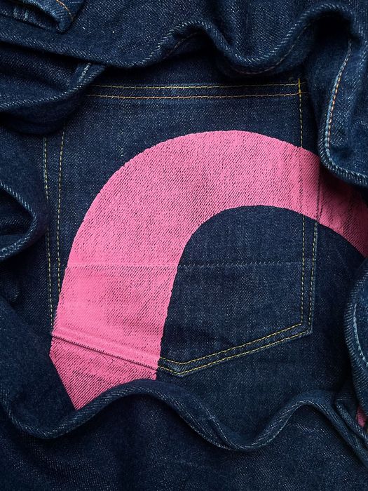 Vintage 90s Evisu Painted Daicock Japanese Denim Jeans Size W31
