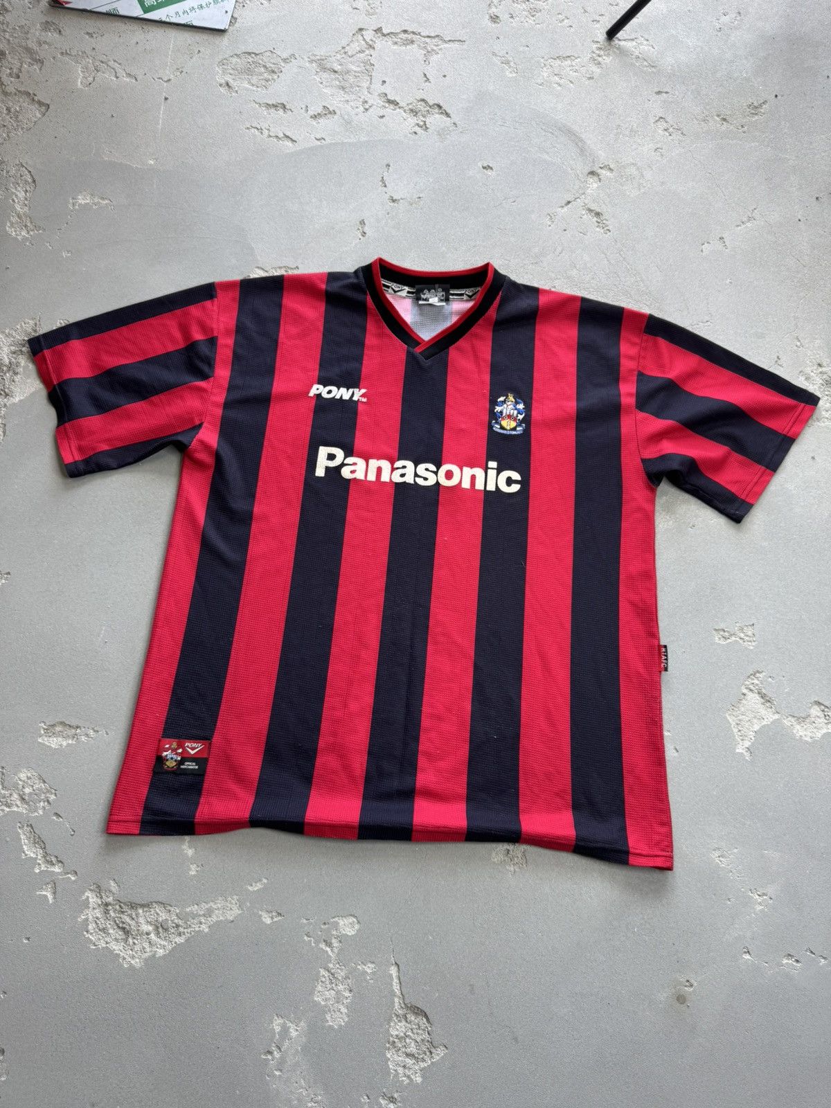 PONY Vintage Pony 1998'/99' Huddersfield Town Away Soccer kit Size US XL / EU 56 / 4 - 1 Thumbnail