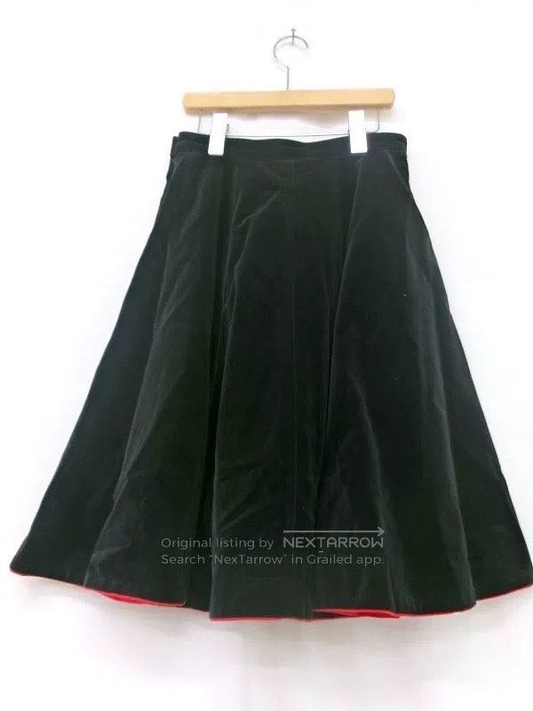 Other Comme Des Garcons size M Black velvet half-length umbrella Size 23" - 2 Thumbnail