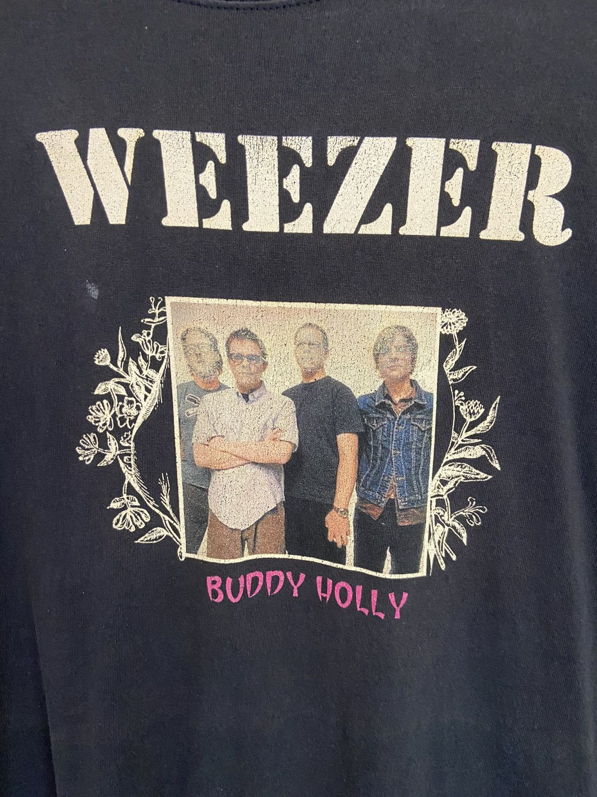 Band Tees Weezer Buddy Holly Vintage Rare Size US L / EU 52-54 / 3 - 2 Thumbnail