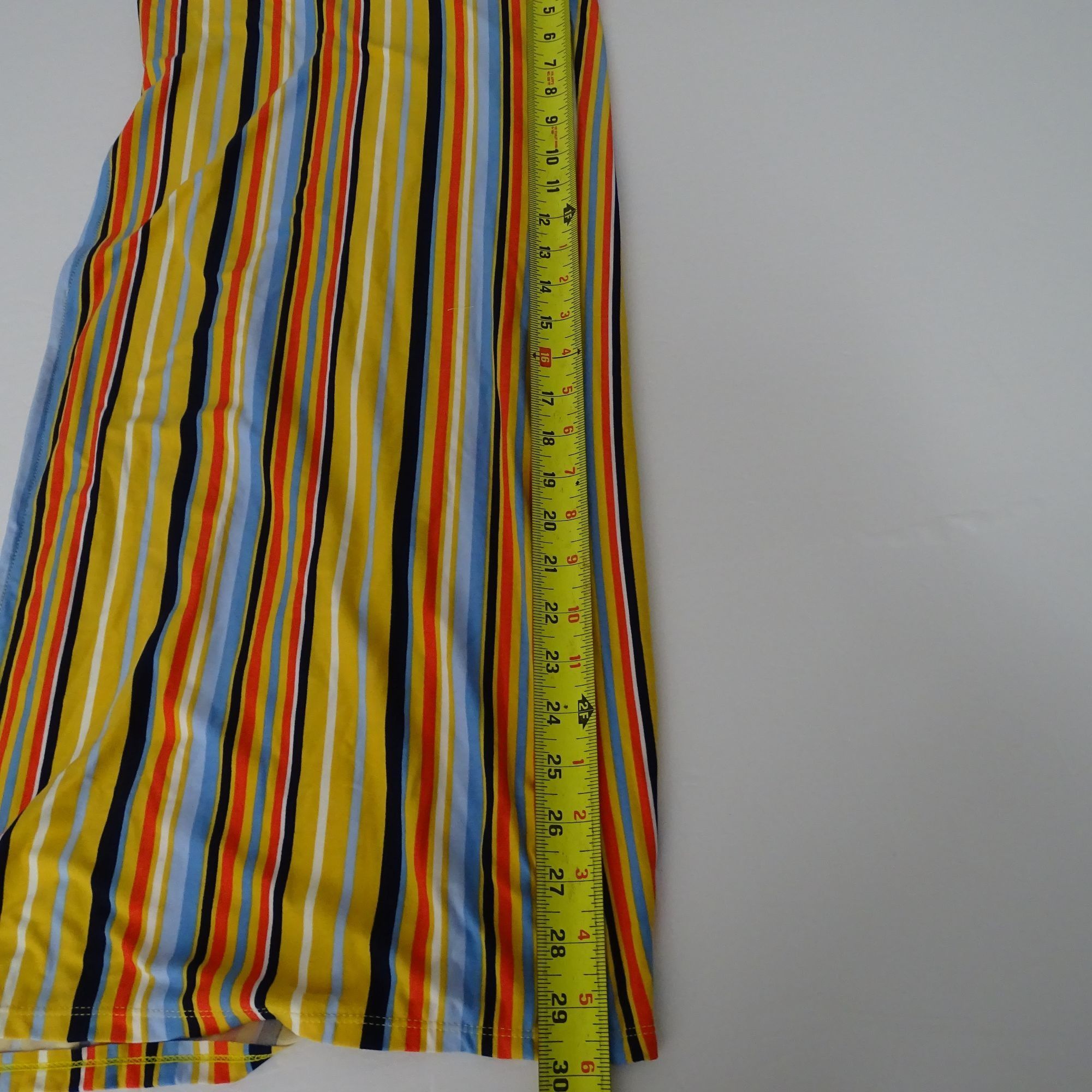 Other Eye Candy Multicolor Striped Off-Shoulder Jumpsuit Size 1X Size 40" / US 18 - 13 Thumbnail