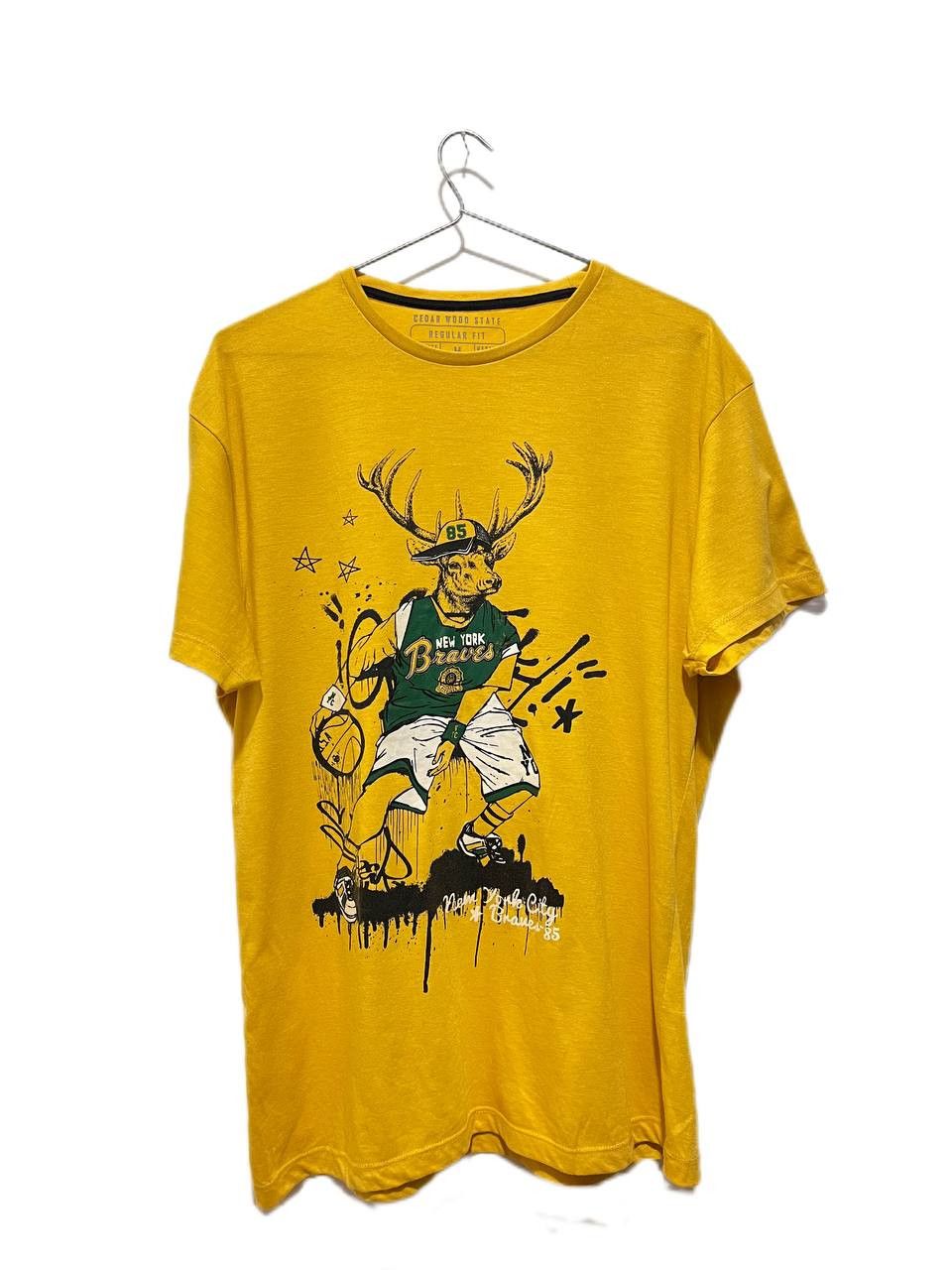 Cedar Wood State Cedar Wood State Yellow T shirt Grailed