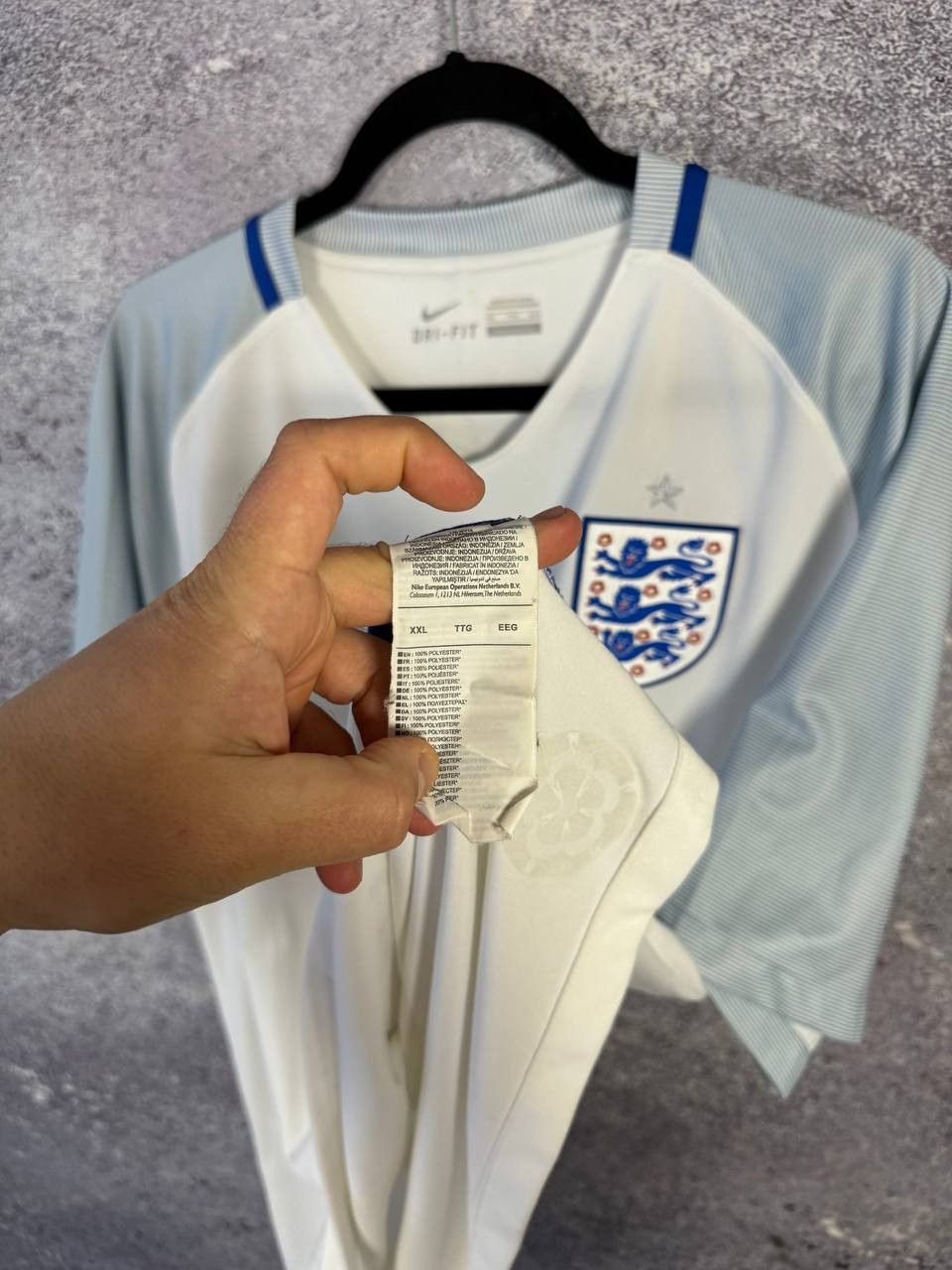 Nike England National Team 2016 Nike Soccer Jersey Size US XXL / EU 58 / 5 - 13 Thumbnail