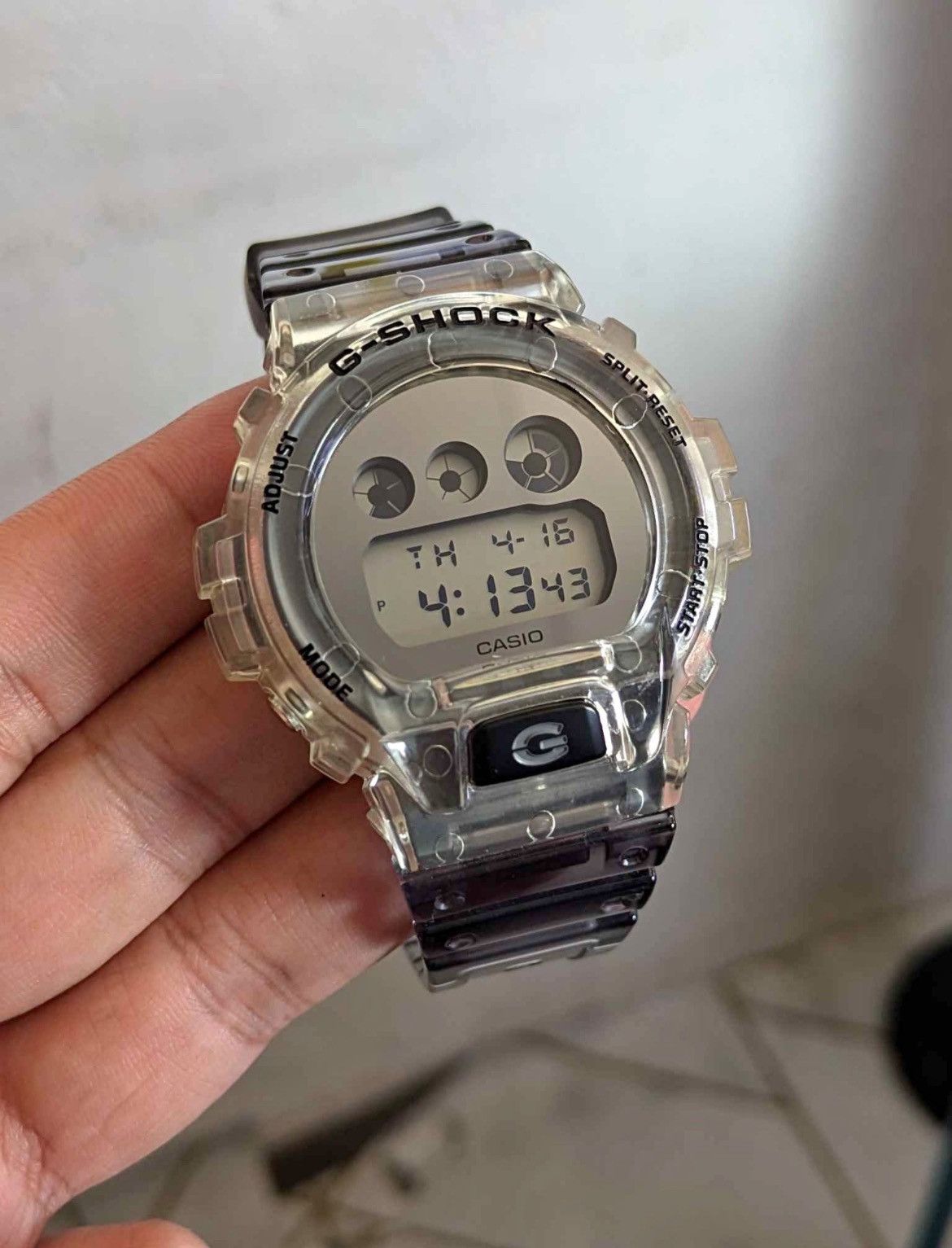 Authentic G-Shock DW6900SK Silver Watch