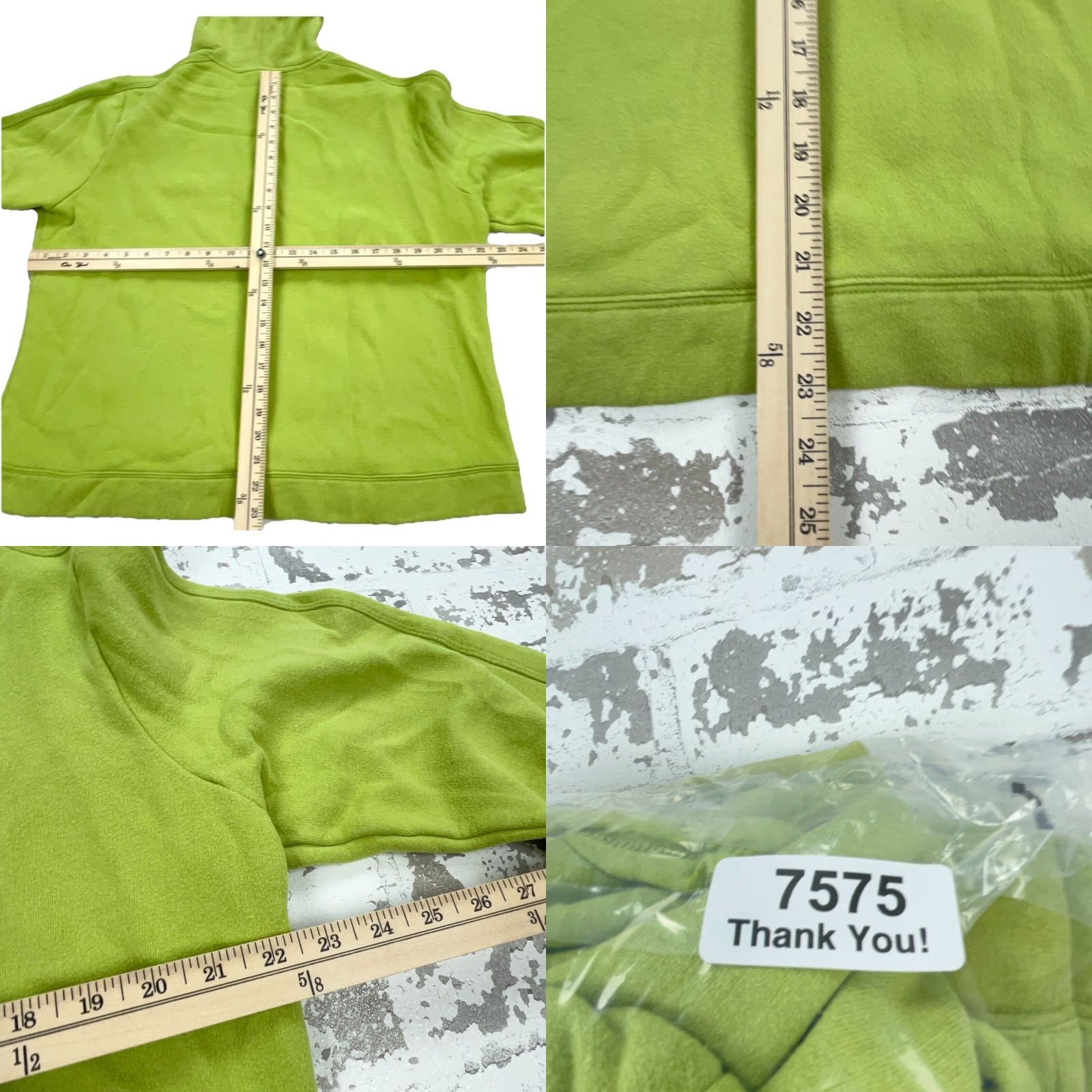 Reebok Reebok Hoodie Women XL Green Pullover Sweatshirt V-Neck Activewear Sports Size XL / US 12-14 / IT 48-50 - 8 Thumbnail