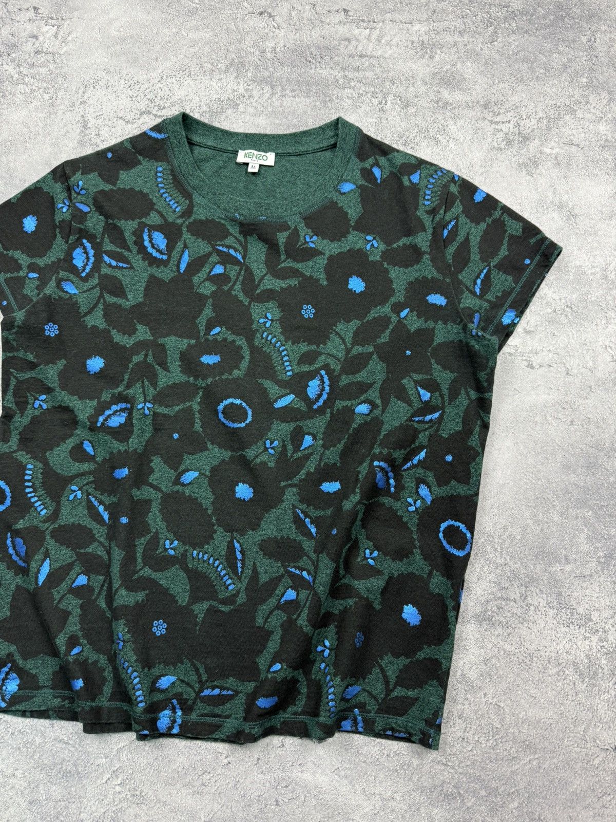 Kenzo Vintage Kenzo All Over Print Flowers T-Shirt Luxury Y2K Tee Size M / US 6-8 / IT 42-44 - 5 Thumbnail