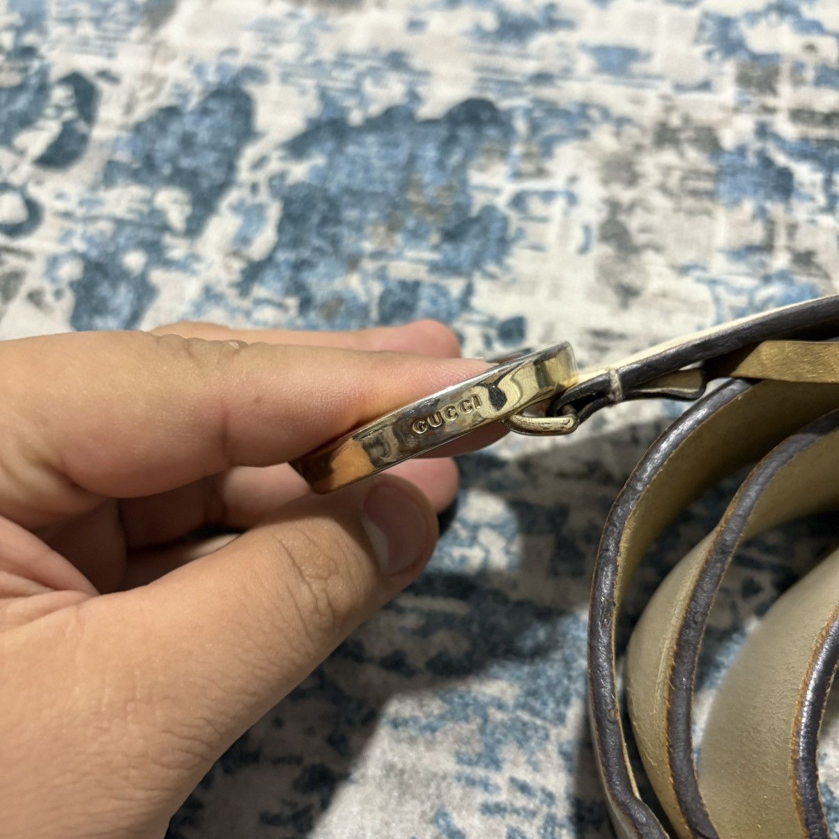 Gucci Vintage Gucci womens leather belt Size ONE SIZE - 2 Thumbnail