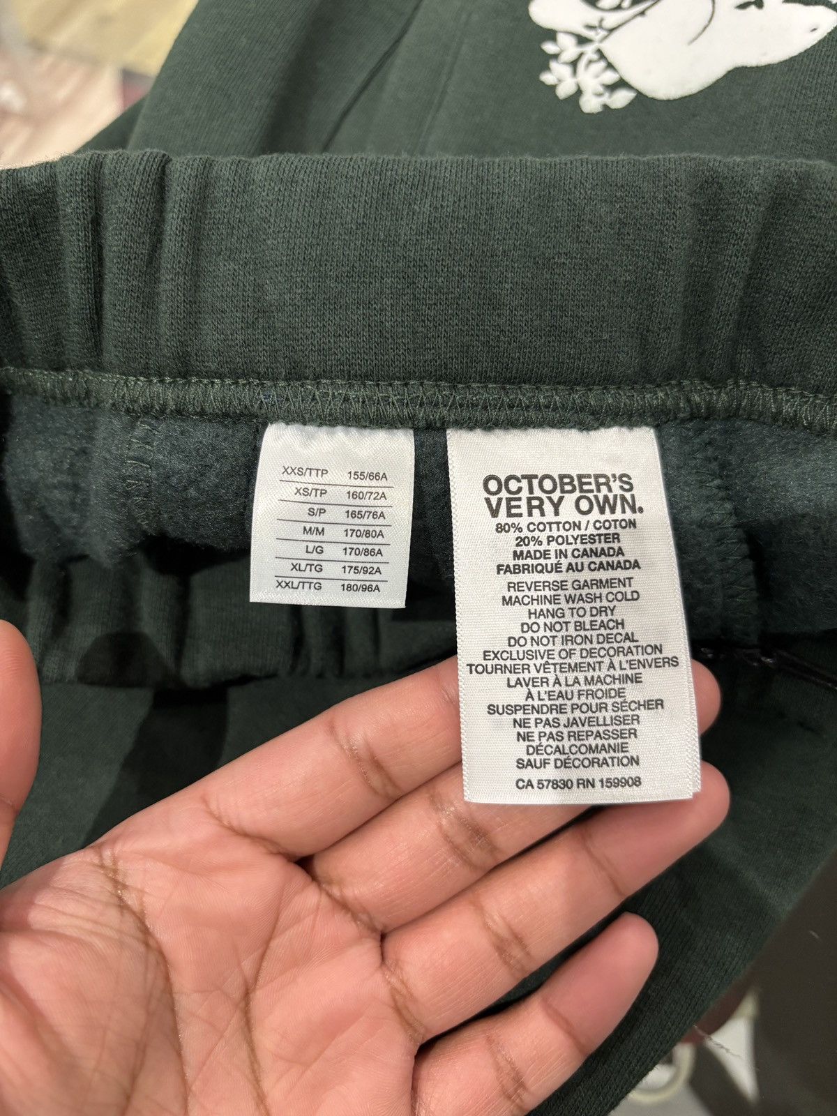 October's Very Own OVO x Roots All Country Sweatpants Forest Green Size: XL Size US 36 / EU 52 - 7 Thumbnail