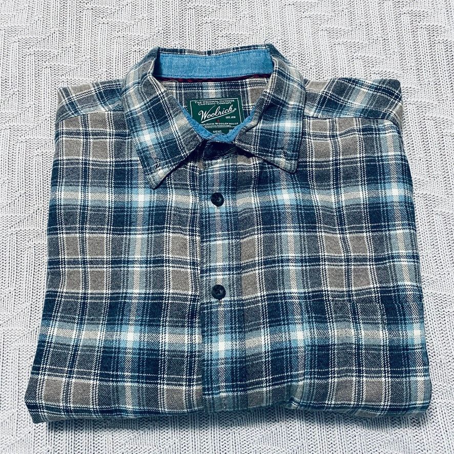 Woolrich Woolen Mills Woolrich brown plaid flannel button down Size US XXL / EU 58 / 5 - 1 Thumbnail