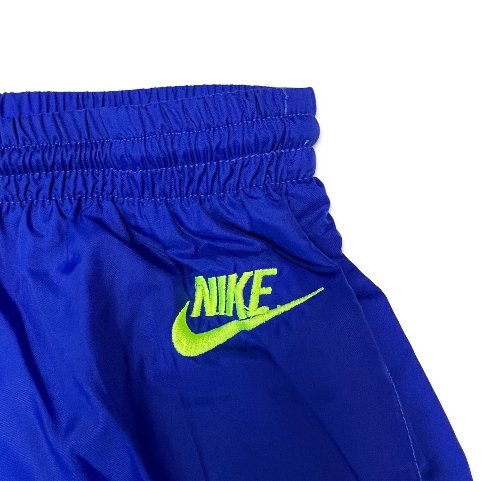 Nike × Vintage Vintage 90s Nike Track Pants Large Swoosh Windbreaker Jogger Size US 30 / EU 46 - 2 Thumbnail