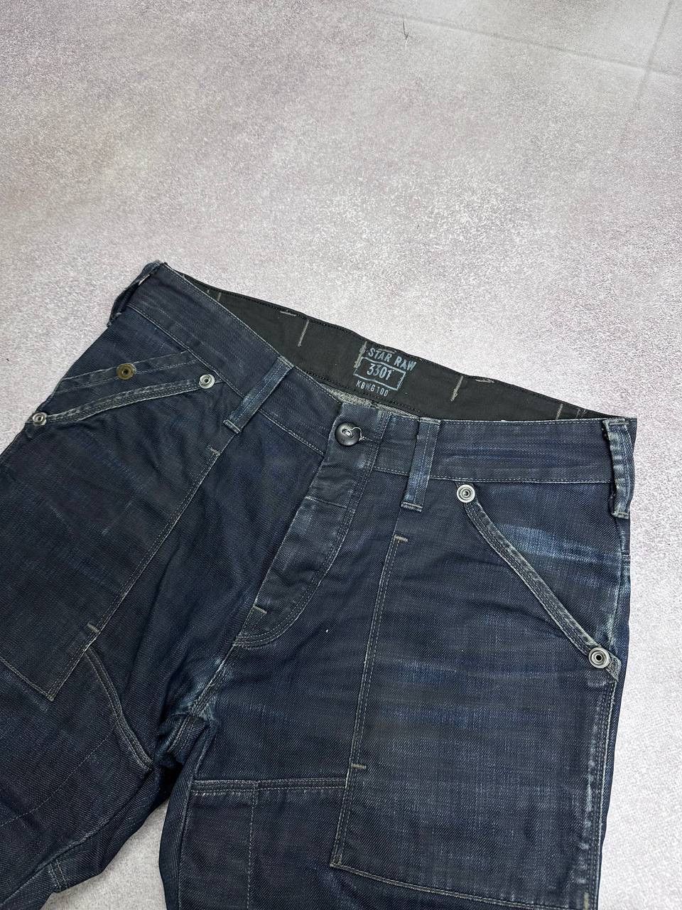 G-Star Vintage G-star Raw Moto Denim Y2K Cargo Pants 32x32 Size US 32 / EU 48 - 6 Thumbnail