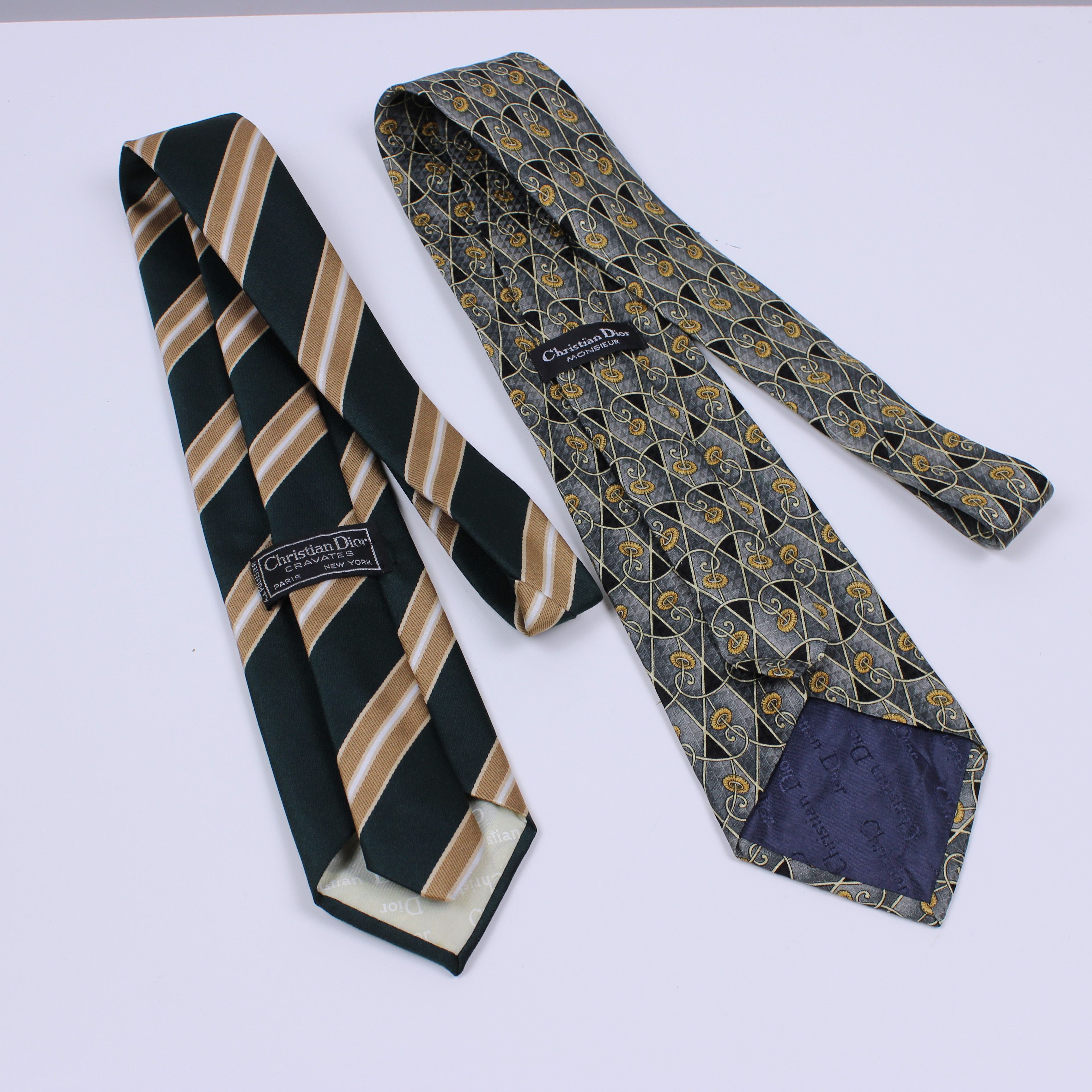 Christian Dior Monsieur 2pcs Christian Dior Monsieur tie Paris New York multi Size ONE SIZE - 1 Thumbnail