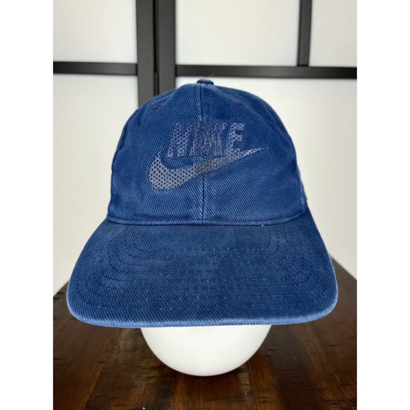 Nike Nike Hat Cap Snap Back Adult One Size Blue 100% Cotton Outdoors Twill Swoosh Casual Size ONE SIZE - 2 Thumbnail