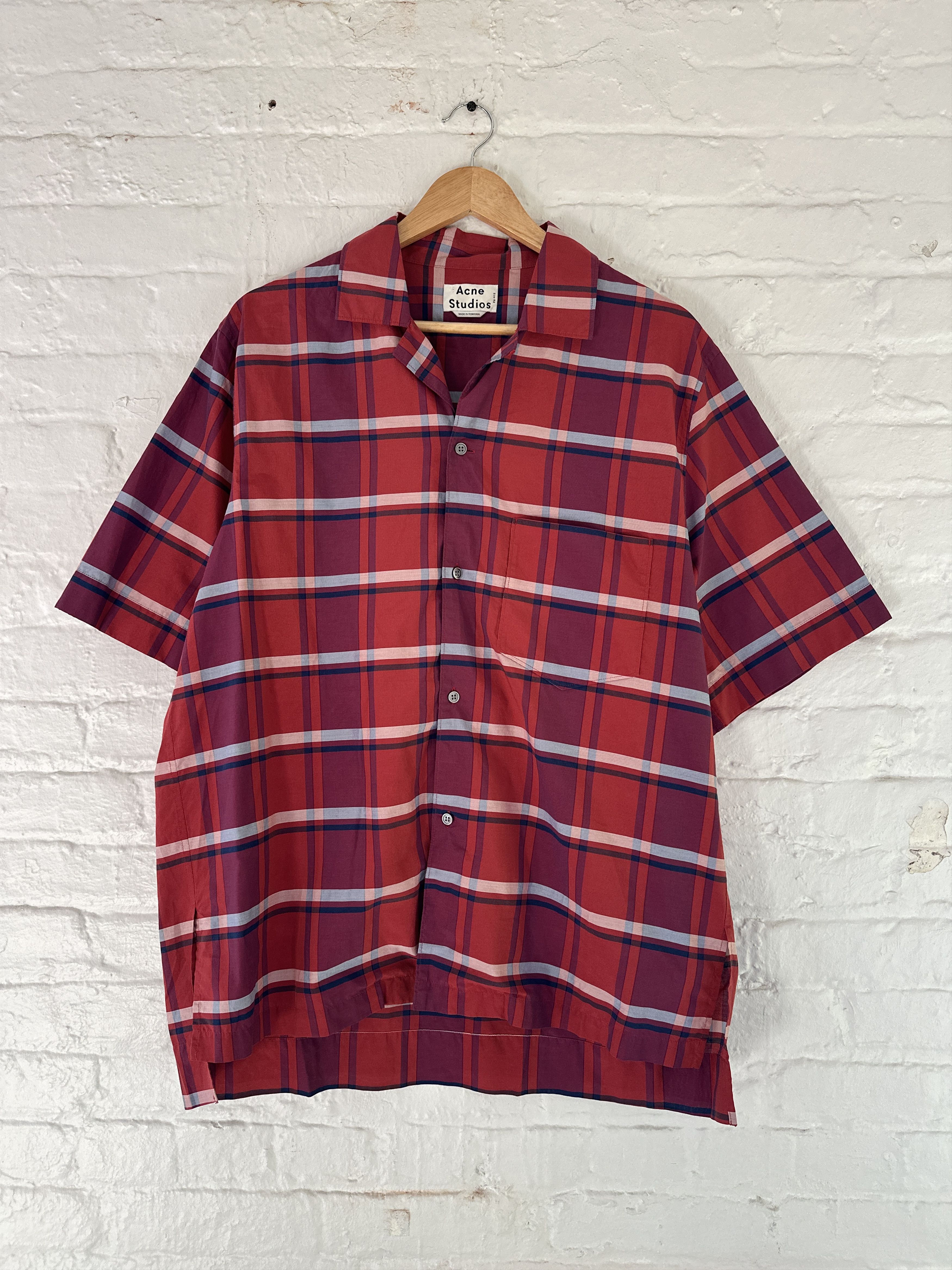 Acne Studios Acne Studios Elms Camp Collar Shirt Size US M / EU 48-50 / 2 - 1 Thumbnail