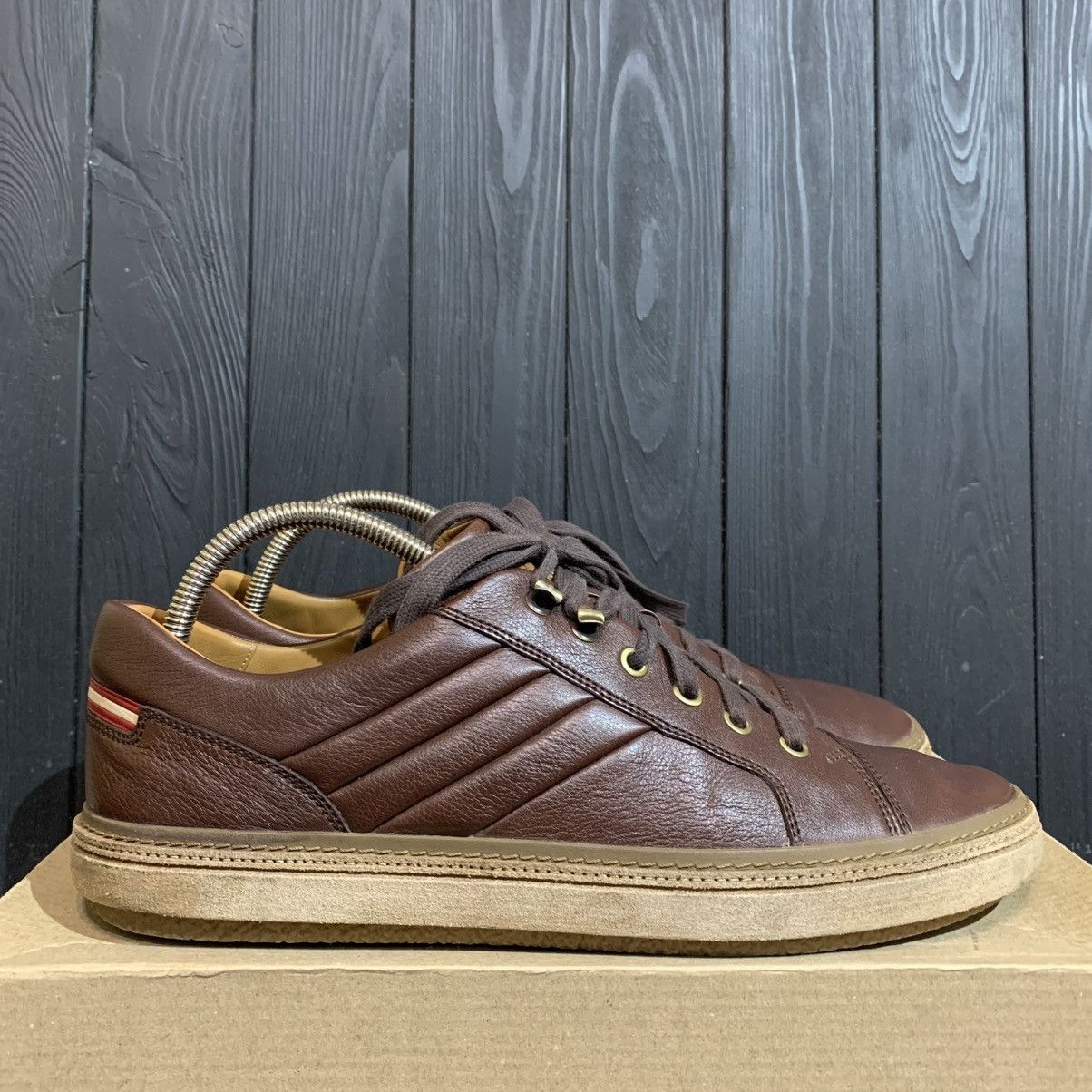 Bally BALLY ELAC men’s Leather Sneakers Size 9E 10 US Size US 10 / EU 43 - 1 Thumbnail