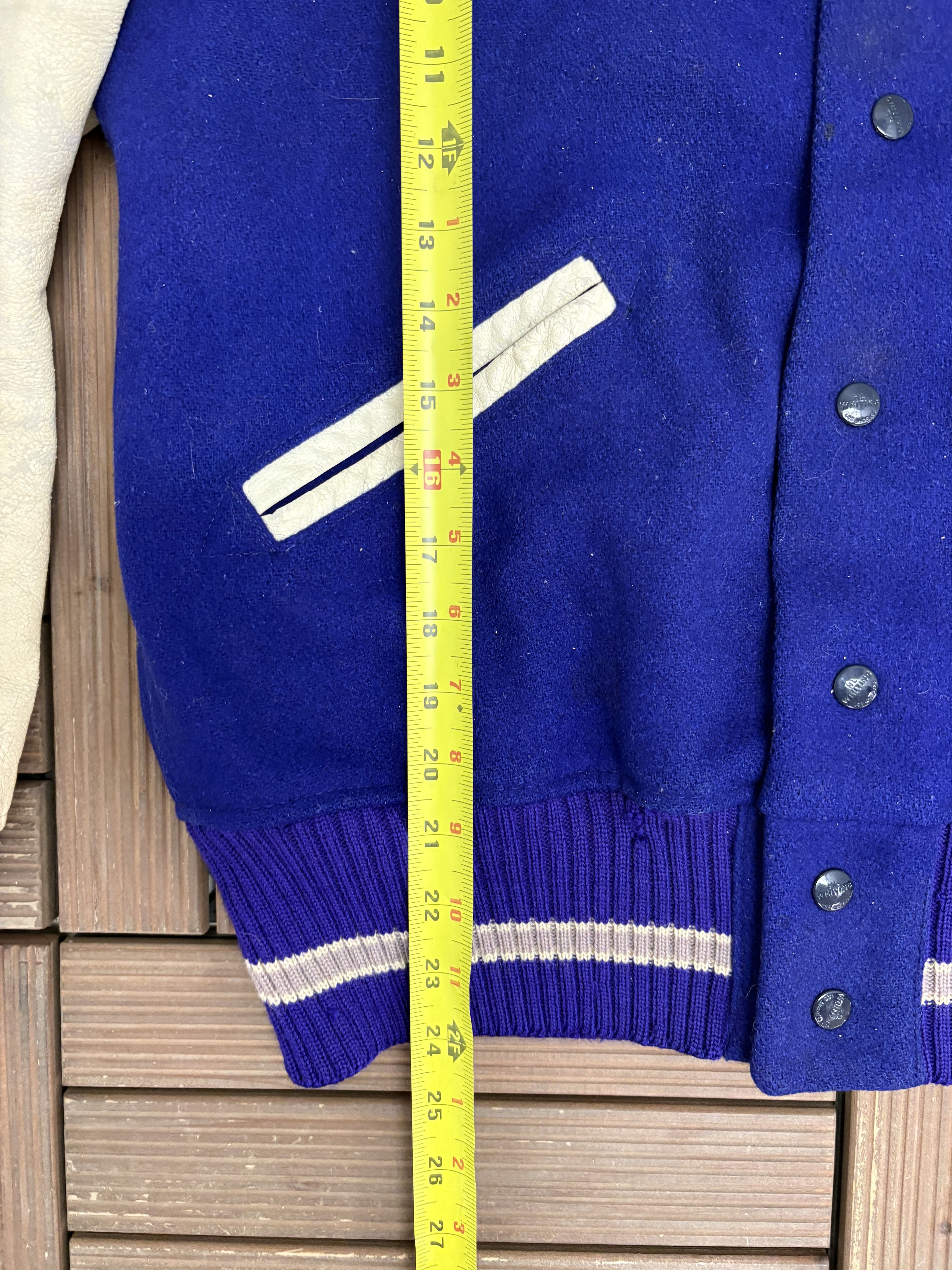 Vintage Whiting Letterman "P" Vintage Varsity Jacket Size US L / EU 52-54 / 3 - 8 Thumbnail