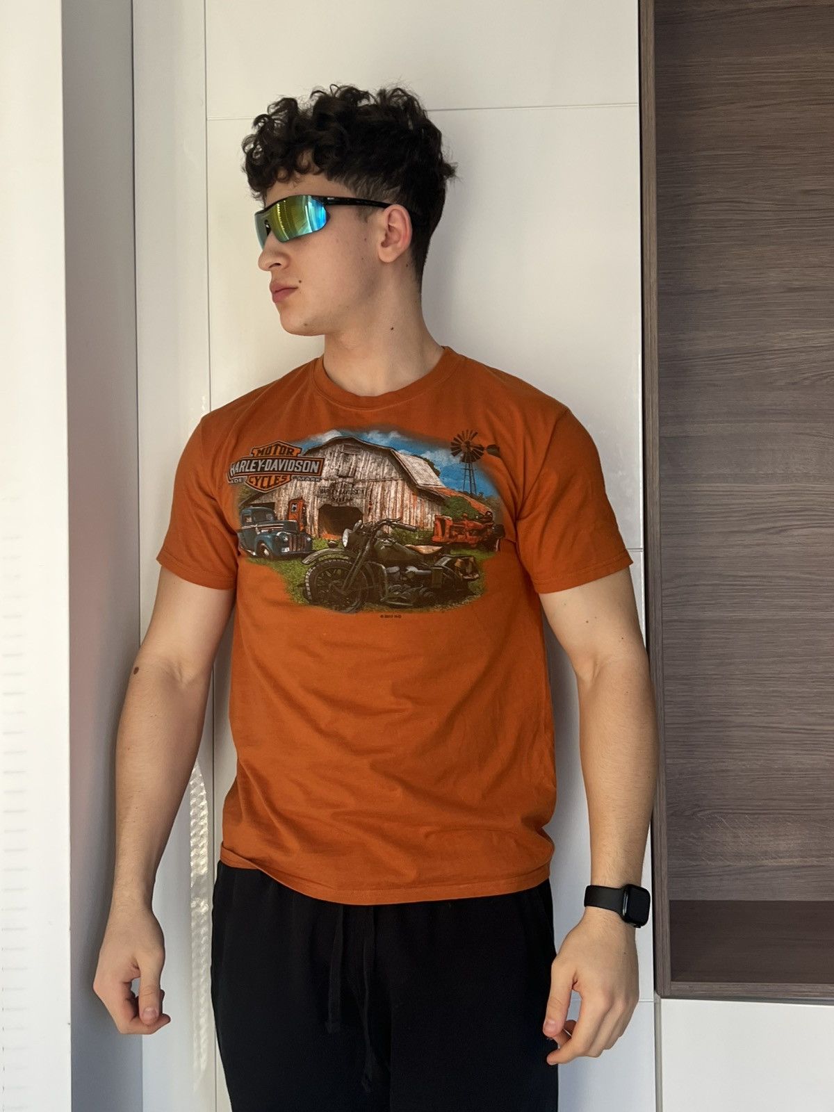 Harley Davidson × Vintage ‼️Vintage Harley Davidson Archival Double Print Tee‼️ Size US M / EU 48-50 / 2 - 2 Thumbnail