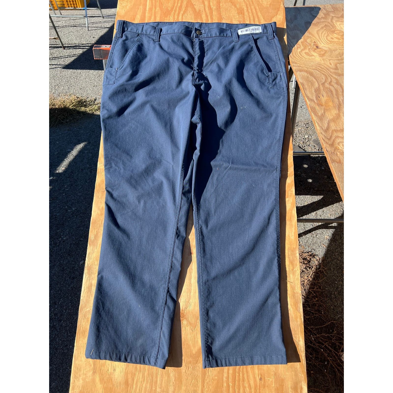 Carhartt Carhartt Relaxed Fit Canvas Blue Men 42x32 Work Pants work Size US 42 / EU 58 - 3 Thumbnail