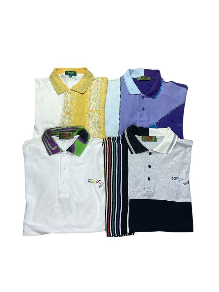 Kenzo 4 Pieces of Kenzo Polo T-Shirt Size US XL / EU 56 / 4 - 1 Thumbnail