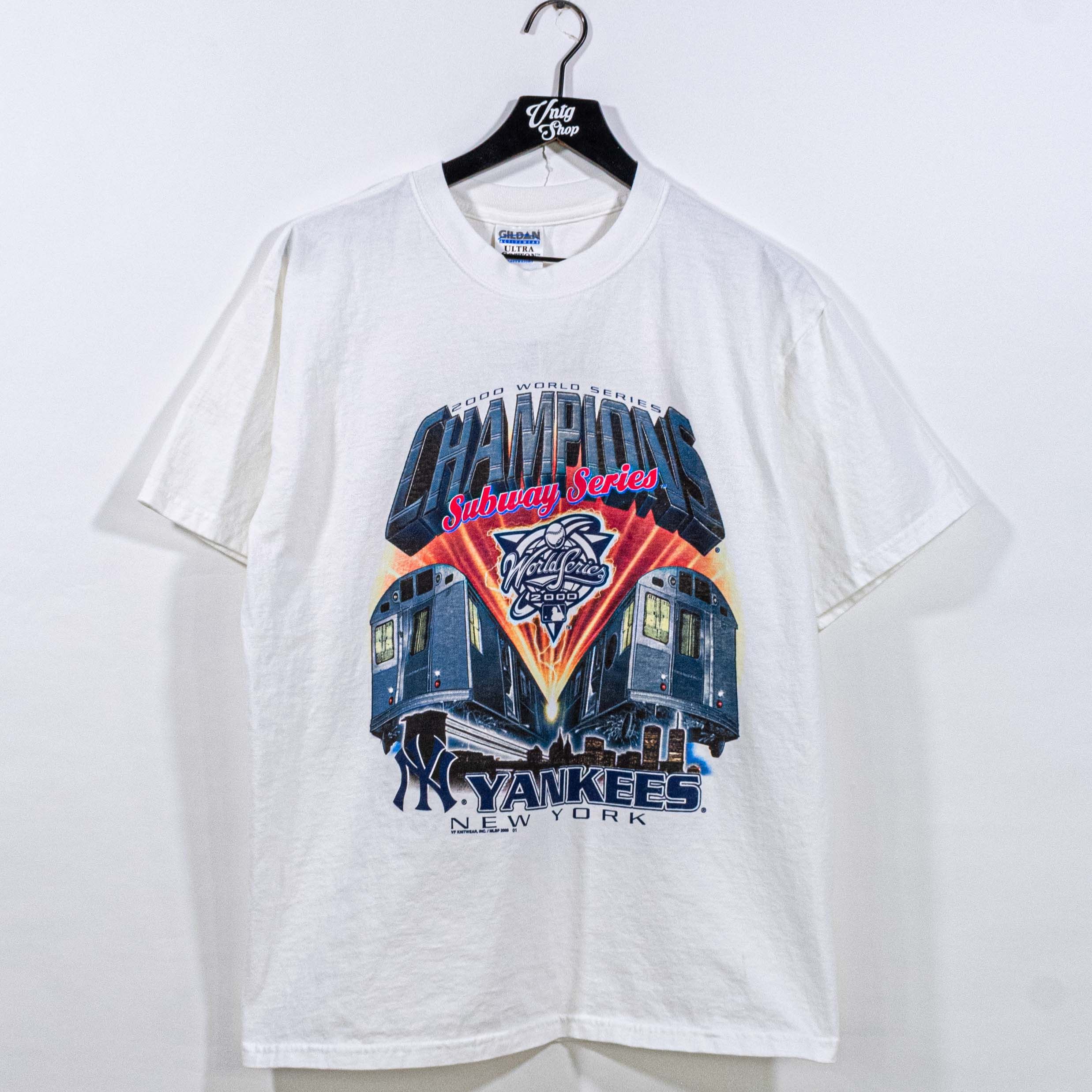 Yankees World Series Vintage 2000s Tee from FADEDBLK