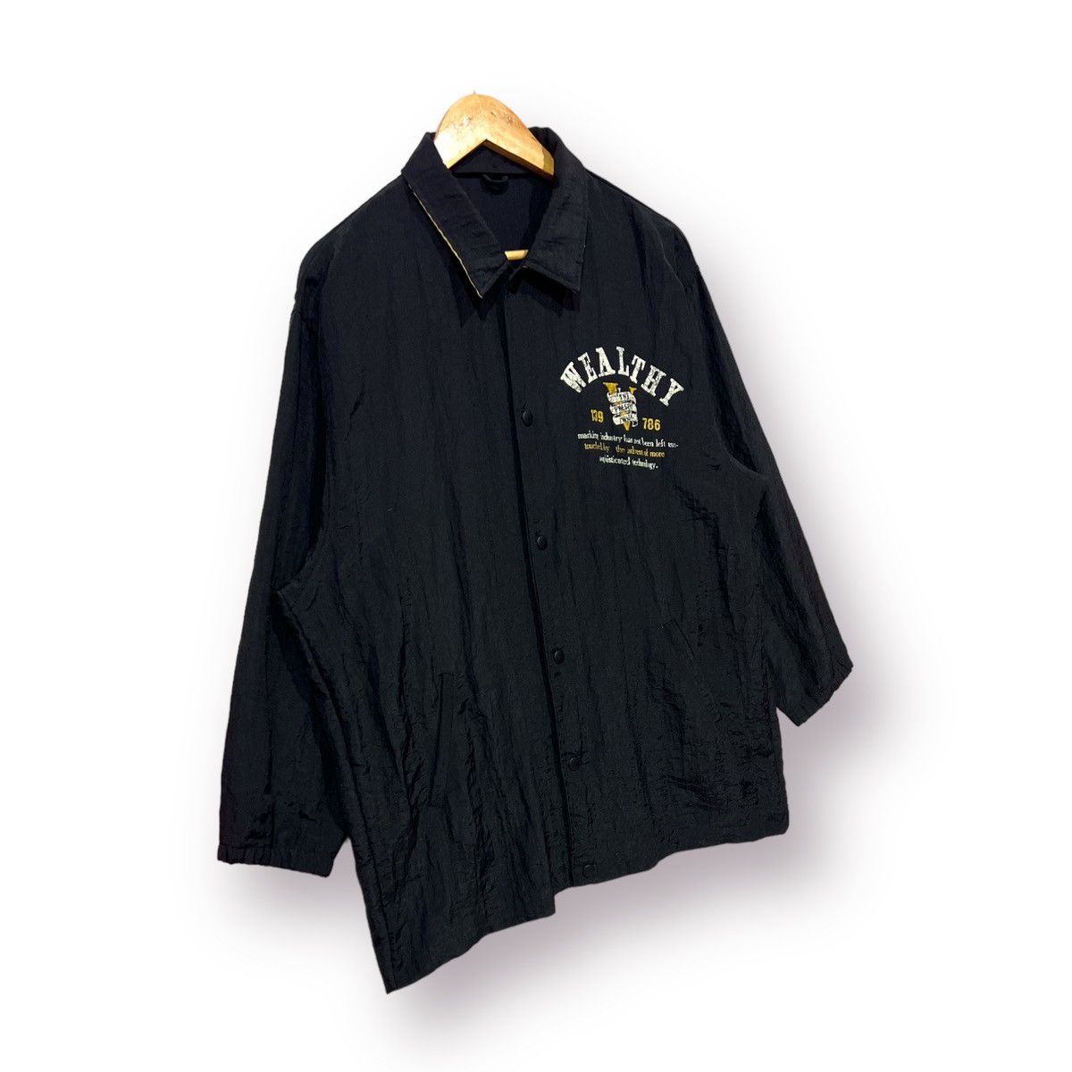 Other 🔥 50's WEALTHY THE PRESENT WISH 139 786 NYLON COACH JACKET Size US M / EU 48-50 / 2 - 4 Thumbnail