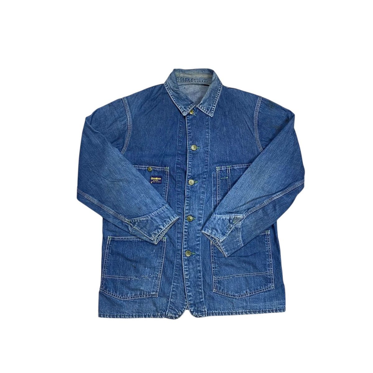 Oshkosh Vintage 70s Oshkosh B’Gosh Coverall Denim Chore Jacket Size US L / EU 52-54 / 3 - 3 Thumbnail