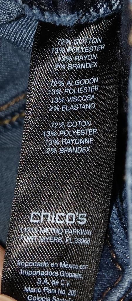Chicos Chico's So Lifting Dark Blue Slimming Jeans Size 8 Size 30" / US 8 / IT 44 - 8 Thumbnail