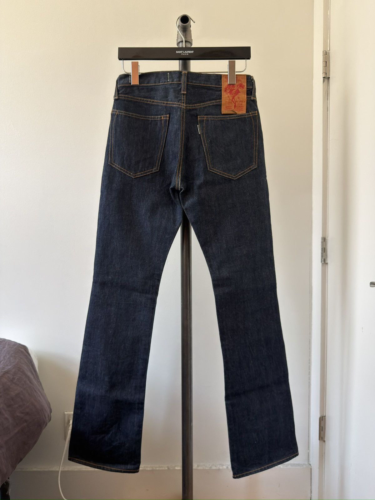 Kapital Indigo Flared Raw Jeans Size US 28 / EU 44 - 2 Thumbnail