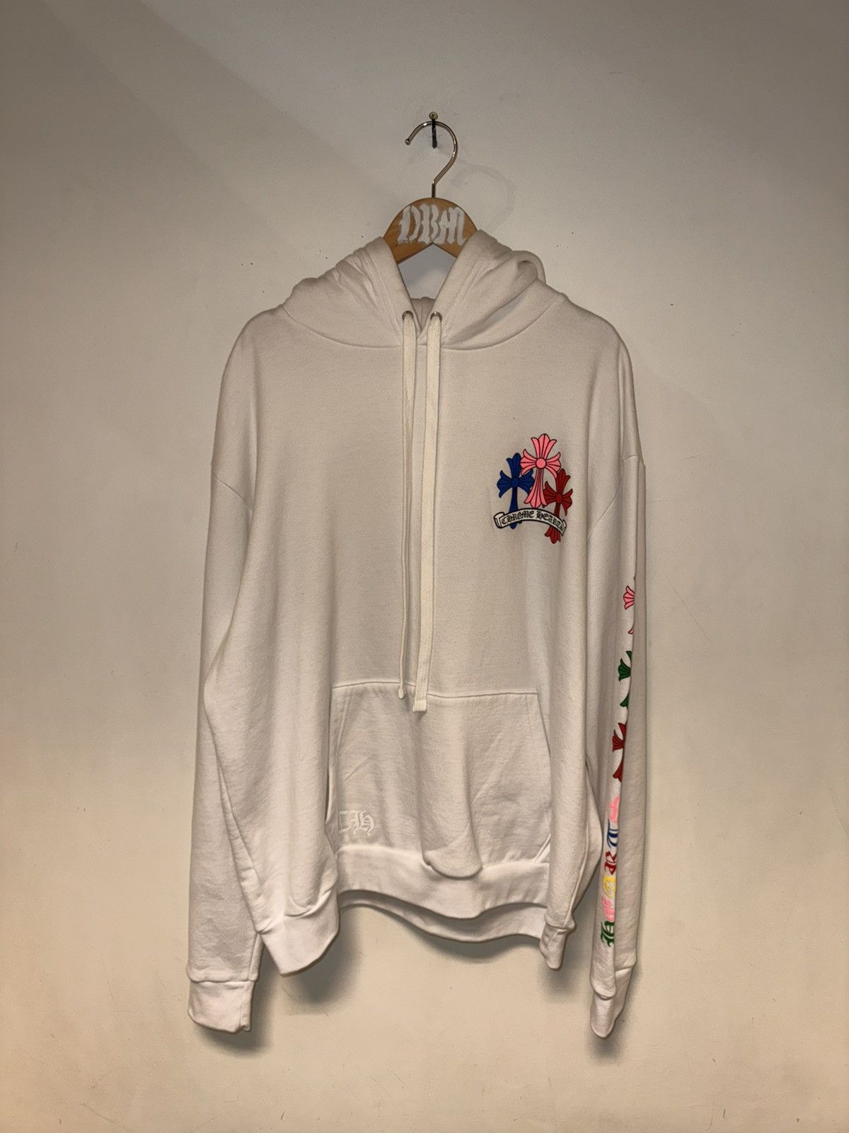 Chrome Hearts Chrome Hearts Multi Color Cemetery Cross Hoodie White Size US L / EU 52-54 / 3 - 12 Thumbnail