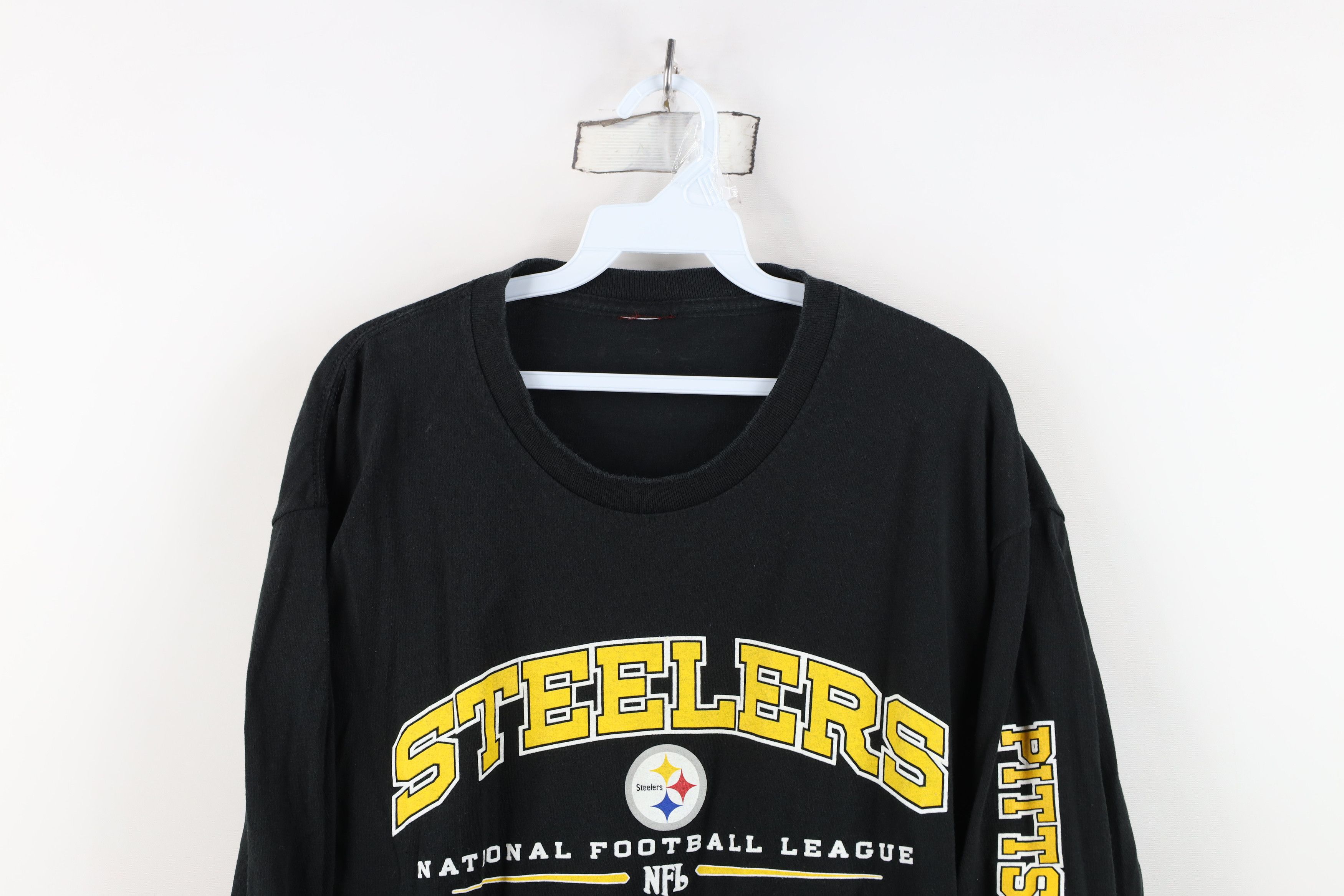 Vintage Vintage Pittsburgh Football Long Sleeve T-Shirt Black Size US M / EU 48-50 / 2 - 2 Thumbnail