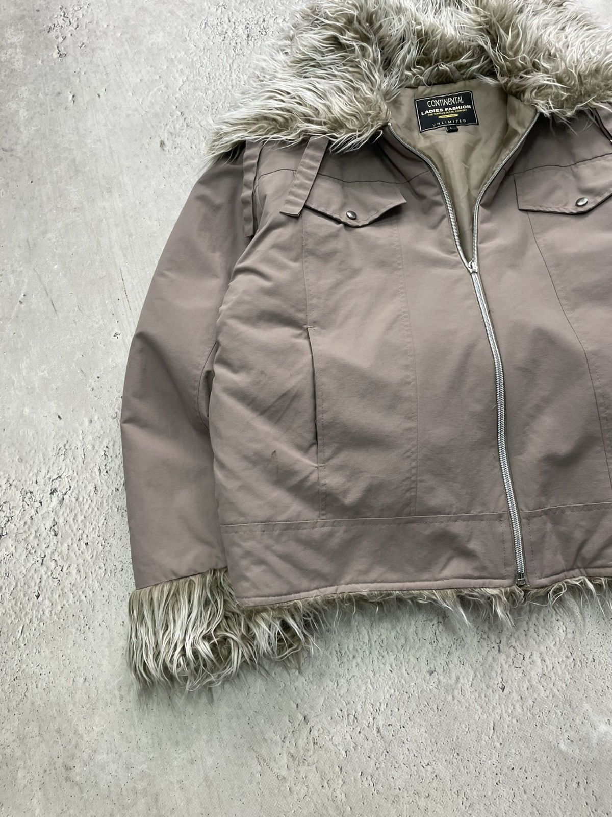 Hysteric Glamour Rare Japan Fur collar y2k if six was nine cropped jacket Size US L / EU 52-54 / 3 - 2 Thumbnail