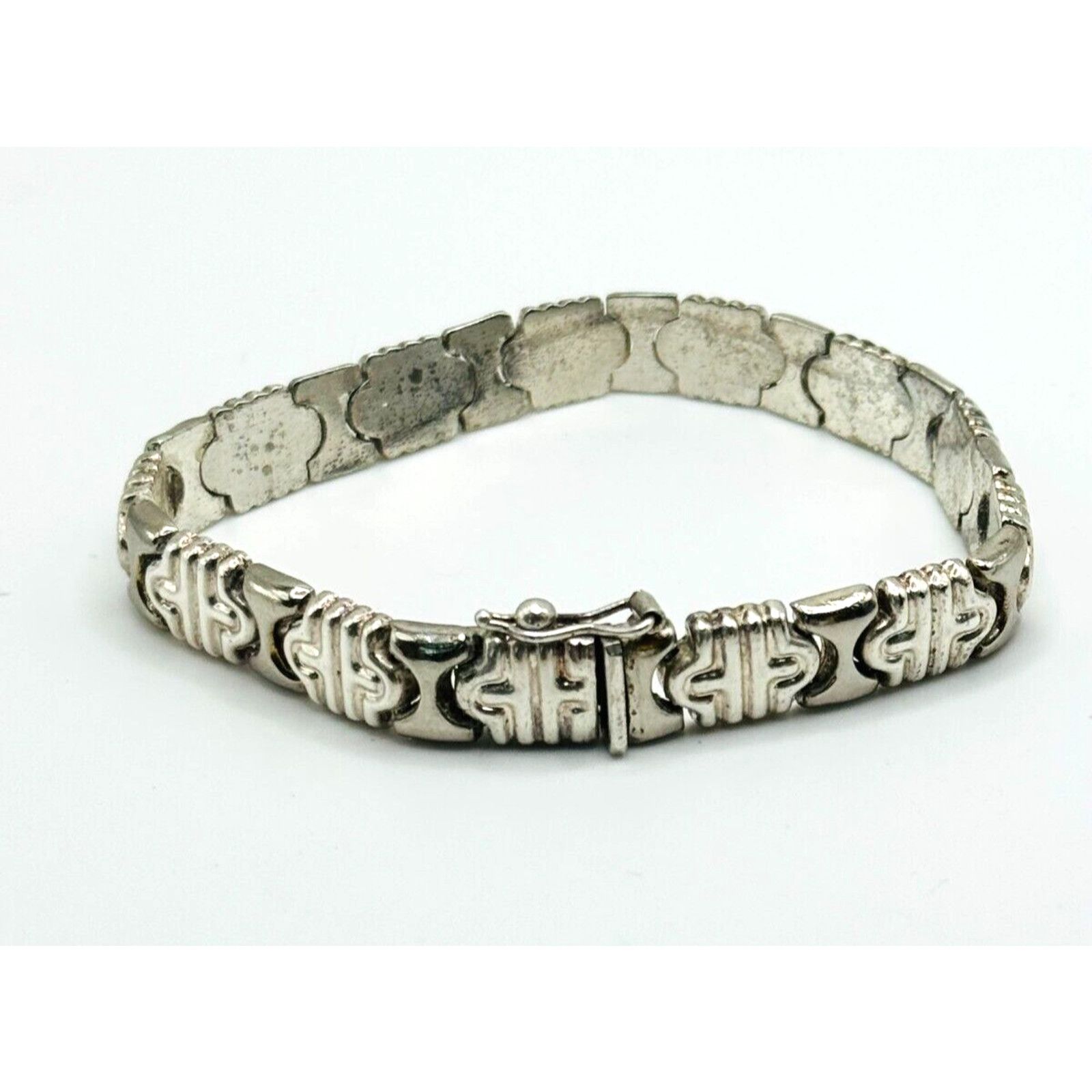 Other 925 Silv Italy Link Bracelet 7 1/2" Stamped & Tested 18.29 G Size ONE SIZE - 1 Thumbnail