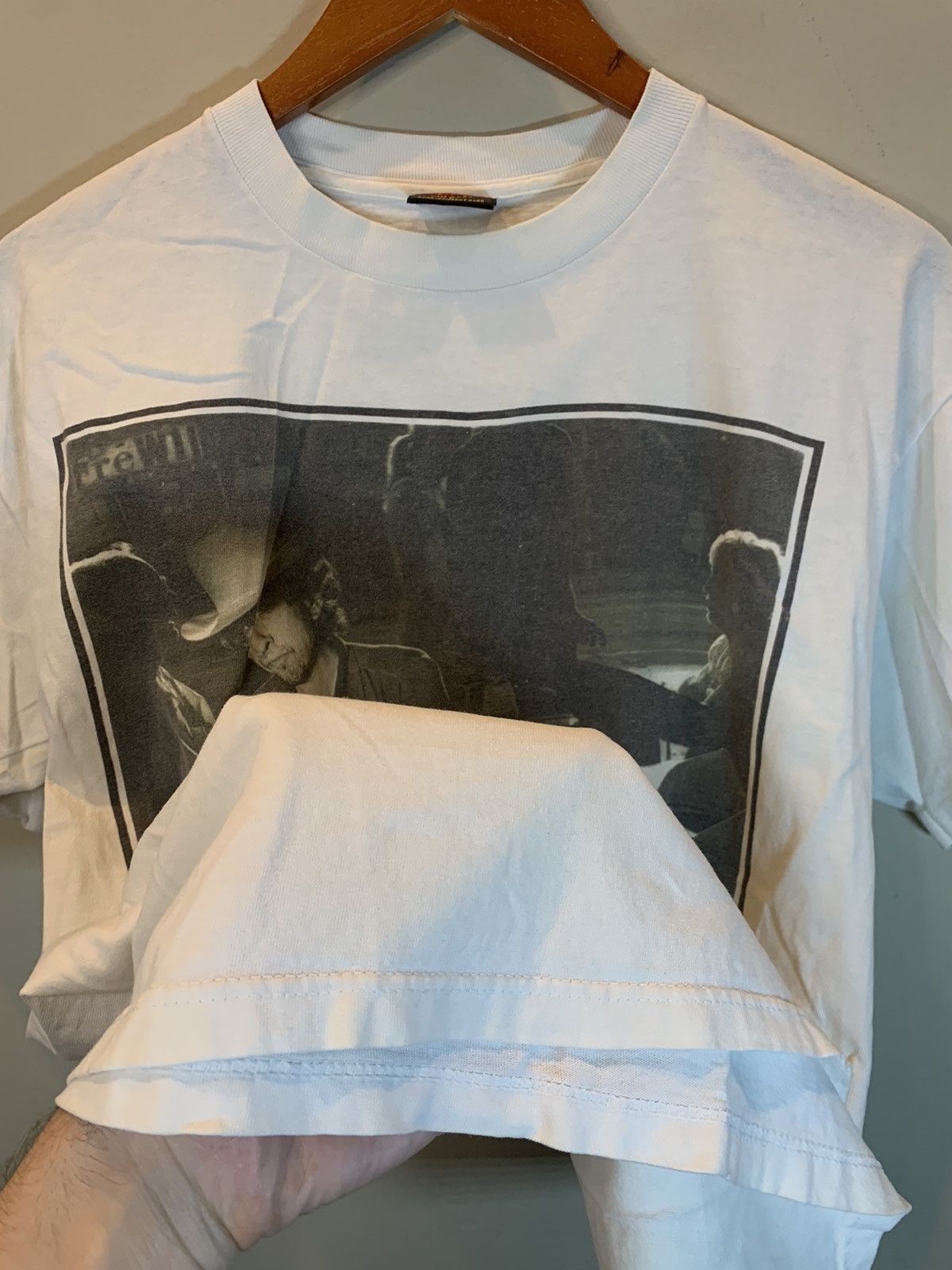 Band Tees × Brockum × Vintage RARE Vintage 1994 Bob Dylan Tour Single Stitch Brockum Shirt Size US L / EU 52-54 / 3 - 7 Thumbnail