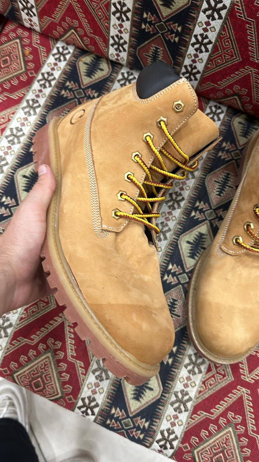 Derschütze "Yasmin V3" Boots Size 48 Timberland Style in Orange, Men's (Size 13) — image 5 of 6