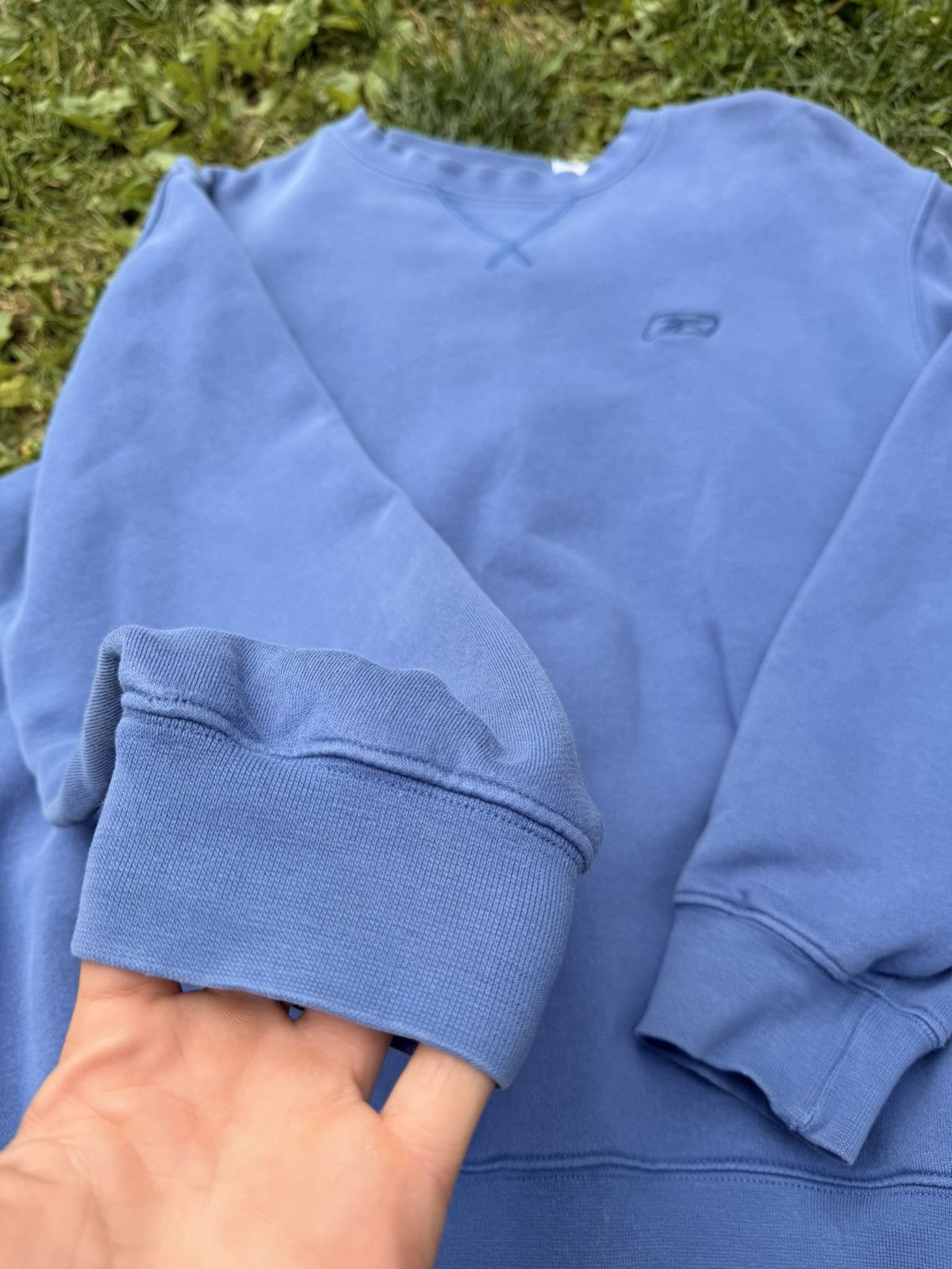 Reebok VTG Blue Reebok Crewneck Size Medium Size US M / EU 48-50 / 2 - 3 Thumbnail
