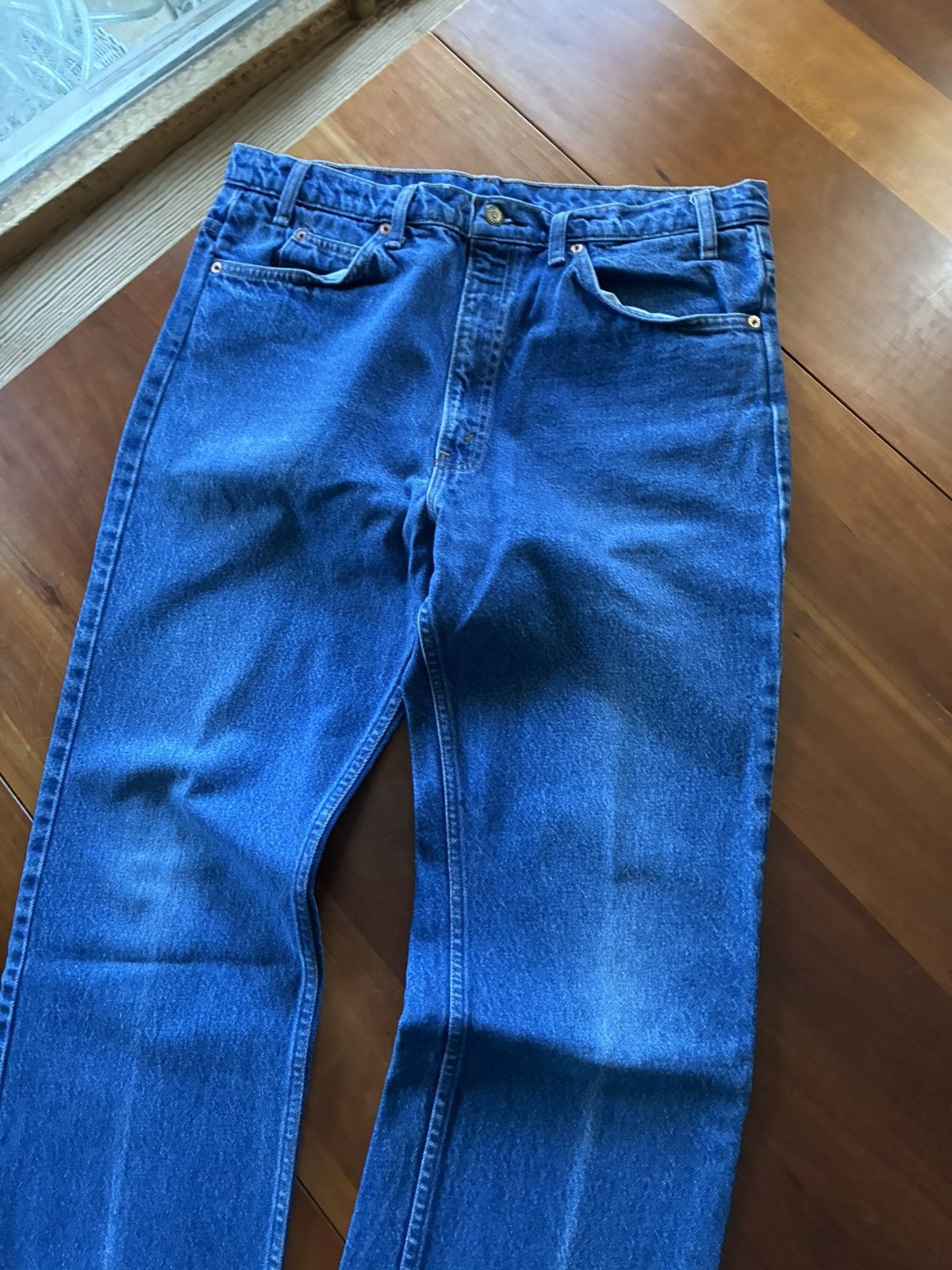 Levi's Vintage 80s Levi’s 517 bootcut denim jeans Size US 34 / EU 50 - 4 Thumbnail
