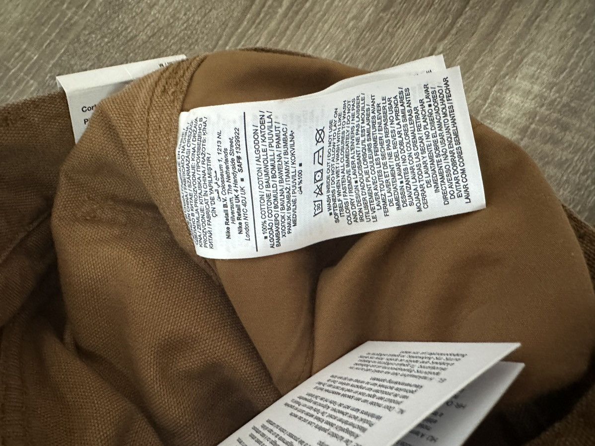 Other Nike Double Panel Heavyweight Cotton Cargo Pants Men Brown M Size US 32 / EU 48 - 12 Thumbnail