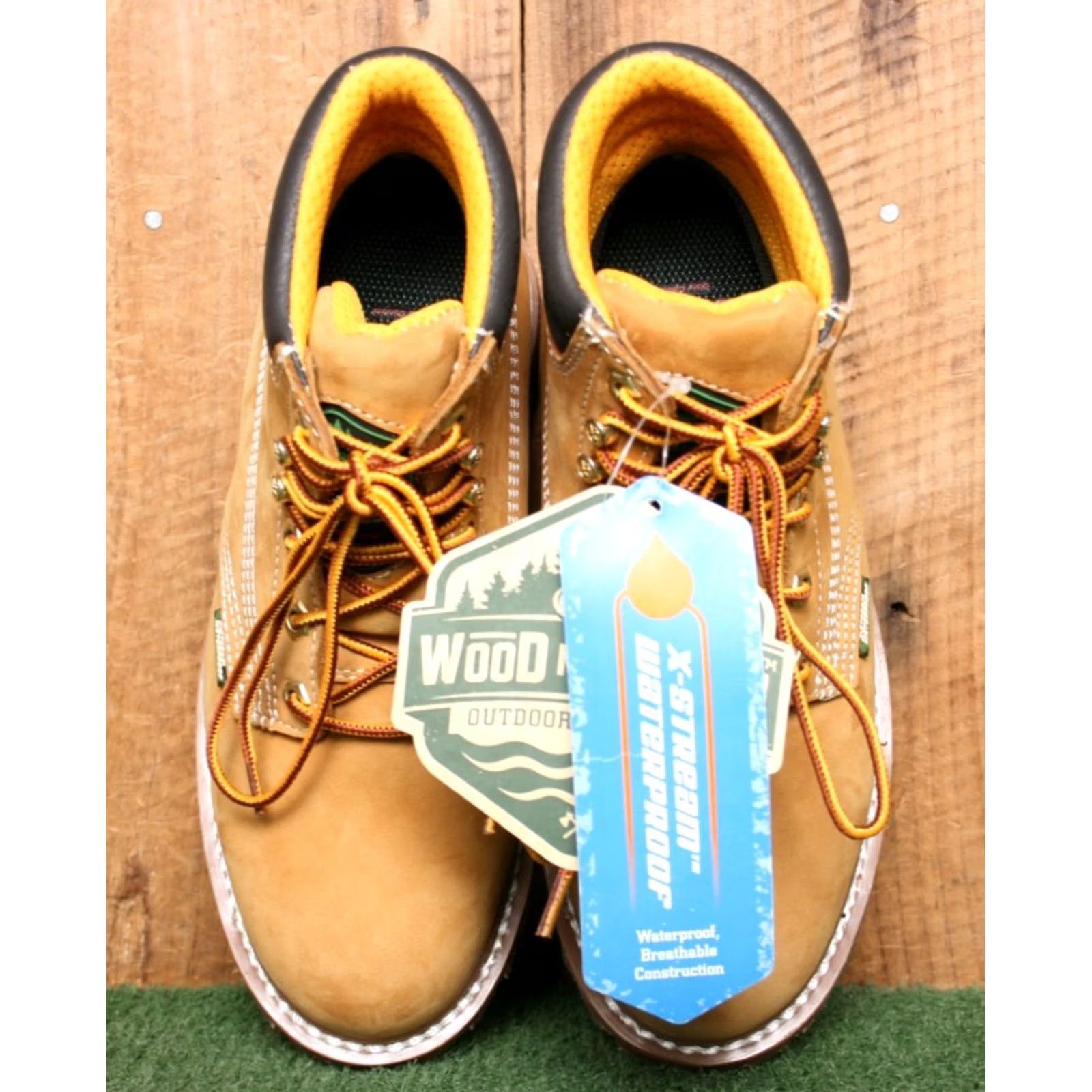 Vintage VINTAGE? No. (Cannot infer vintage) Wood N' Stream Legacy Tan Nubuck Waterproof Work Boots Women's 8M Size US 8 / IT 38 - 4 Thumbnail