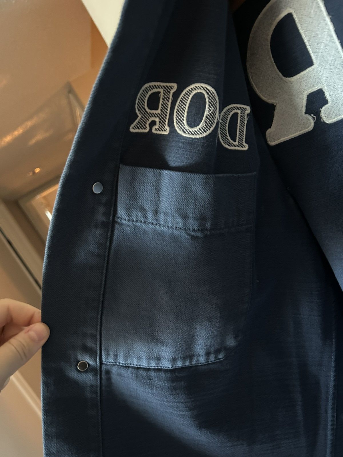 Dior Dior 1947 Embroidered Denim Jacket Size US S / EU 44-46 / 1 - 9 Thumbnail
