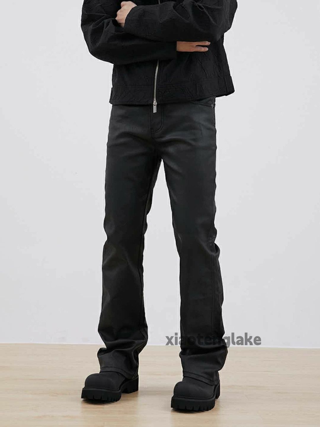 Designer × Jean × Vintage wax utility punk grunge bootcut yuppie flared jeans Size US 34 / EU 50 - 3 Thumbnail