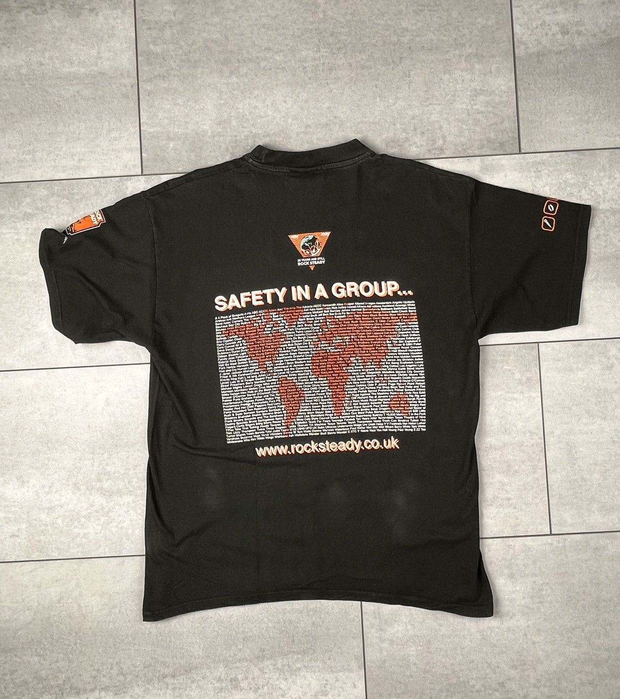 Band Tees × ROCKSTEADY Rock Steady 20 years 1980-2000 size L Size US L / EU 52-54 / 3 - 7 Thumbnail