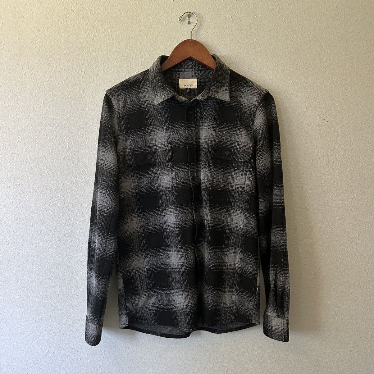 Vintage Vintage Shadow Plaid Flannel Size US S / EU 44-46 / 1 - 1 Thumbnail