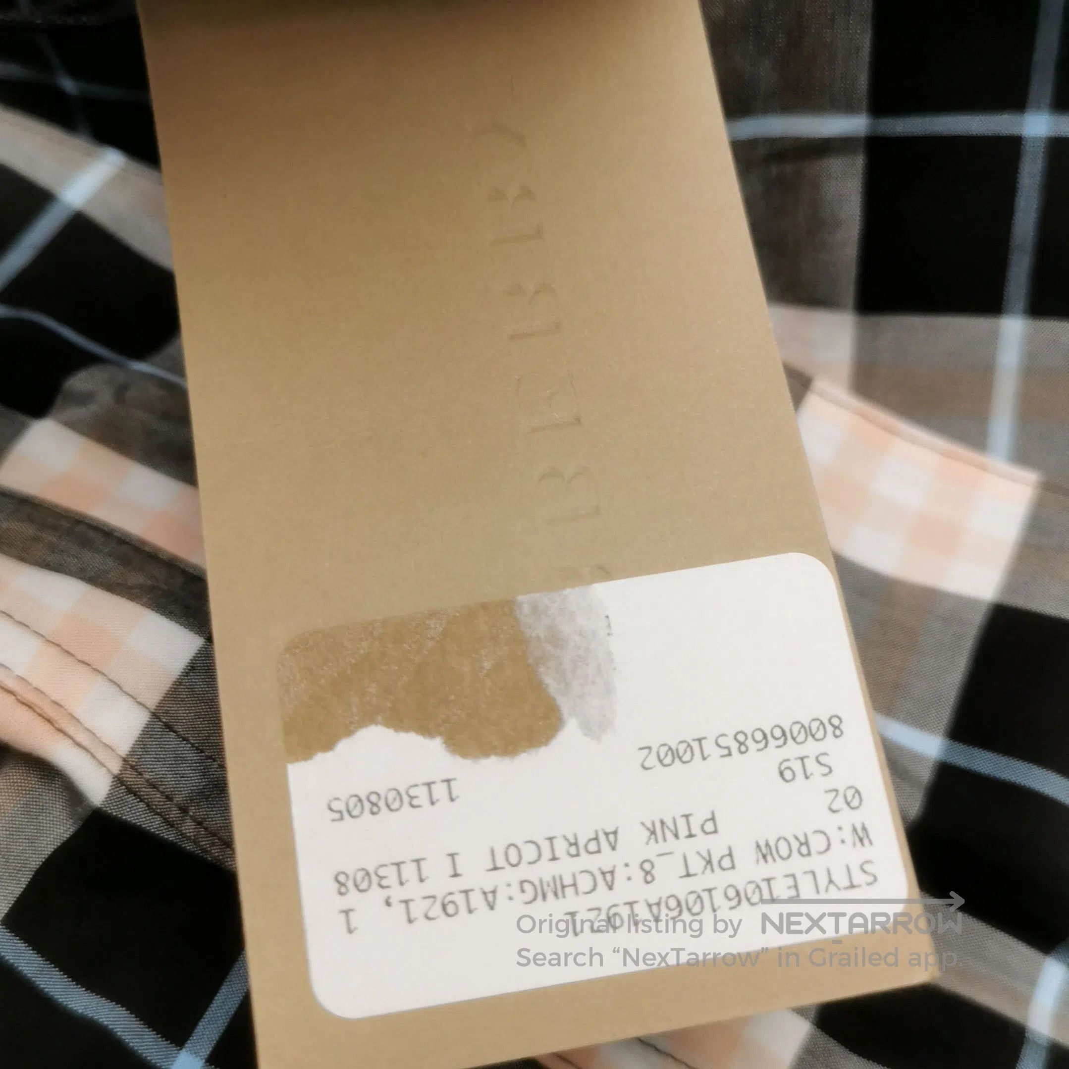 Burberry Burberry Checkered Cotton Button. Size US XS / EU 42 / 0 - 9 Thumbnail